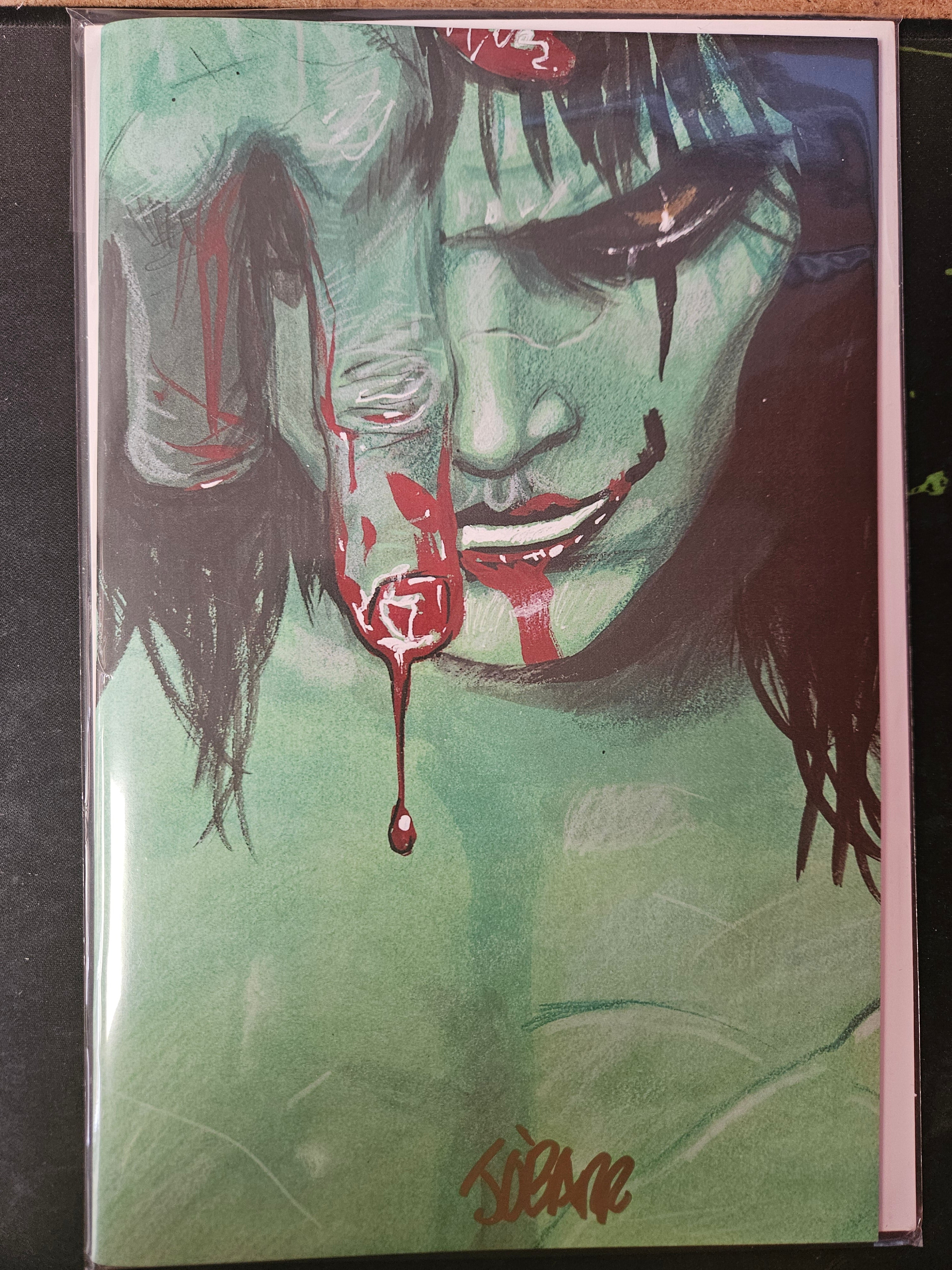 CROW DEAD TIME #1 JAMES O'BARR SDCC EXCLUSIVE VIRGIN VARIANT. LIMITED TO 300 SIGNED BY JAMES O'BARR W/COA (SS12)