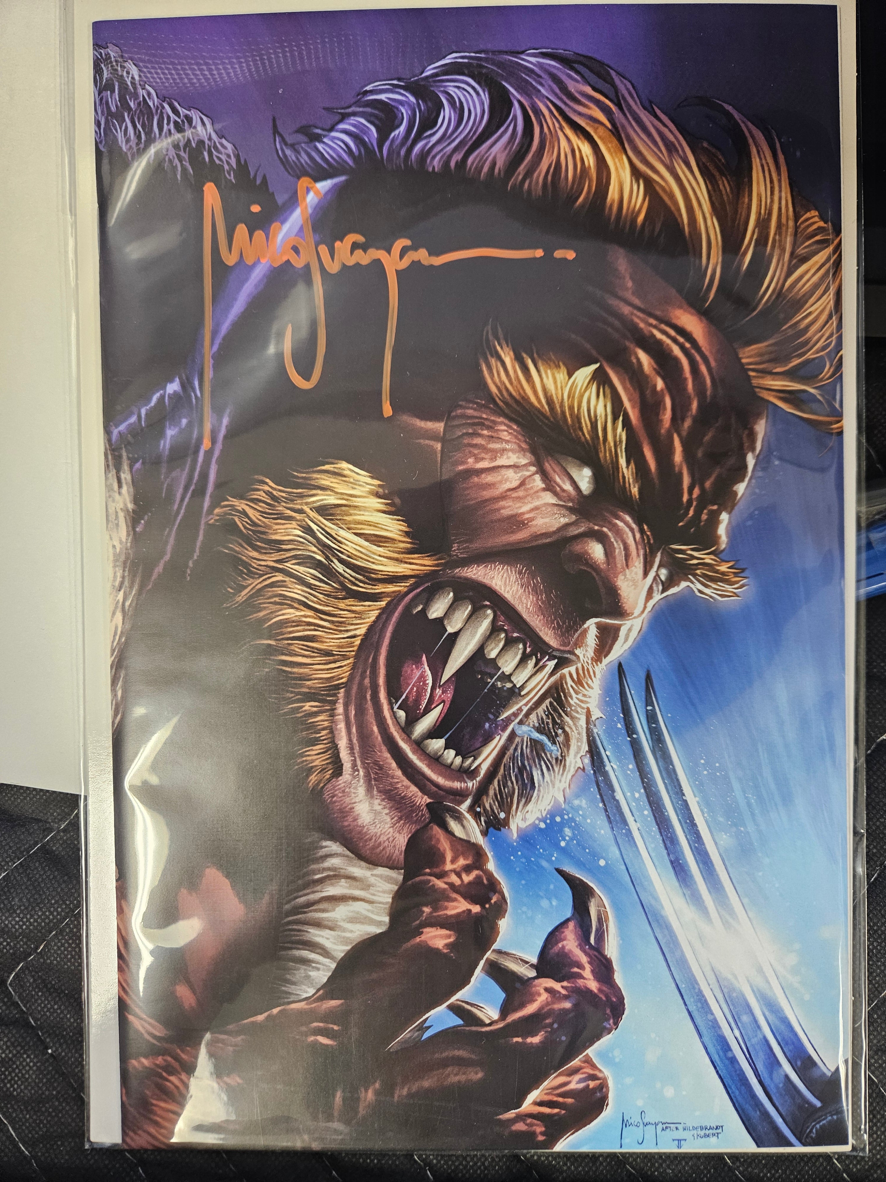 WOLVERINE #46 VIRGIN VARIANT SIGNED BY MICO SUAYAN W/COA (SS15)