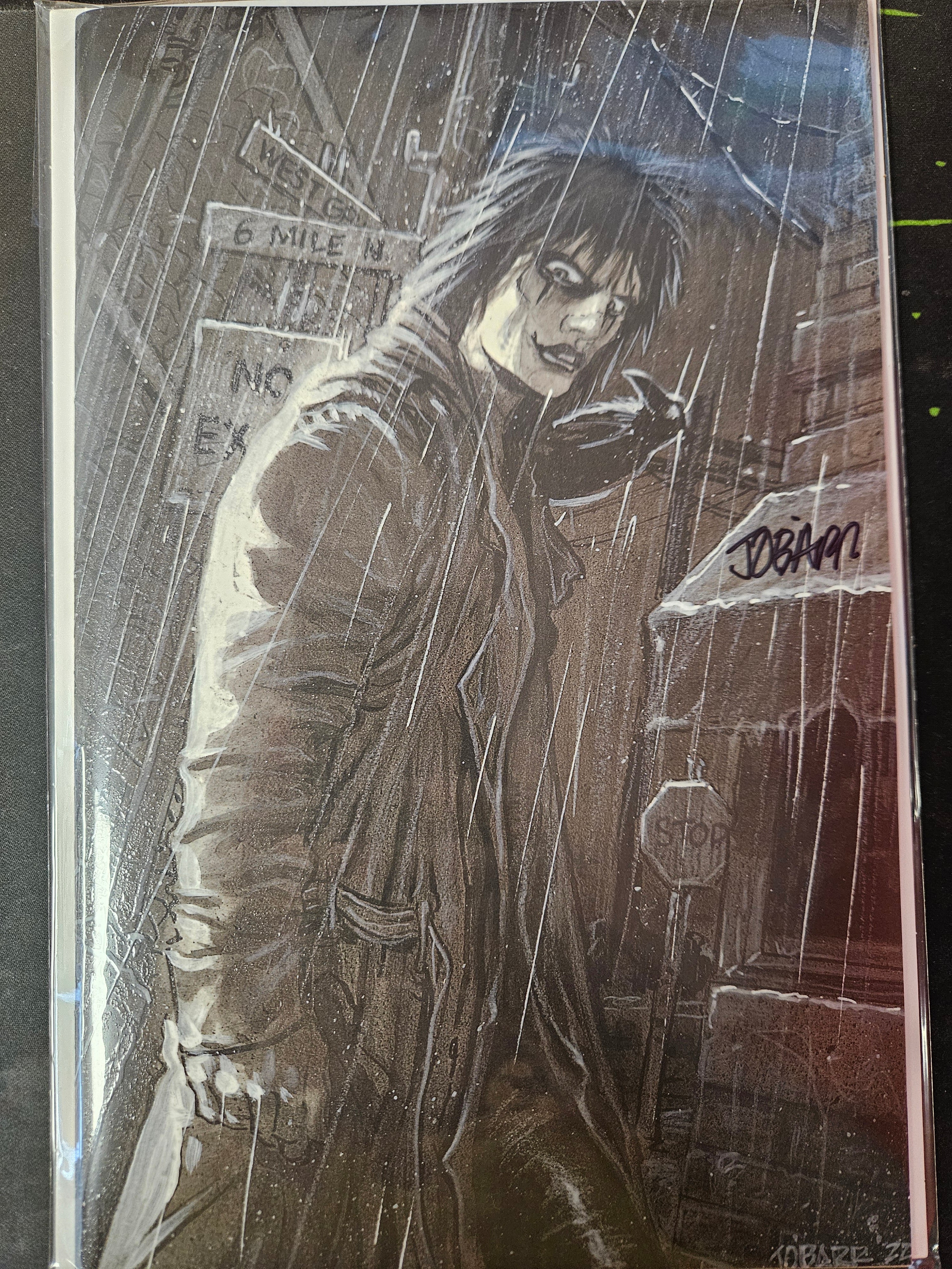 CROW DEADTIME #3 JAMES O'BARR EMBOSSED LIMITED TO 50 SIGNED BY JAMES O'BARR