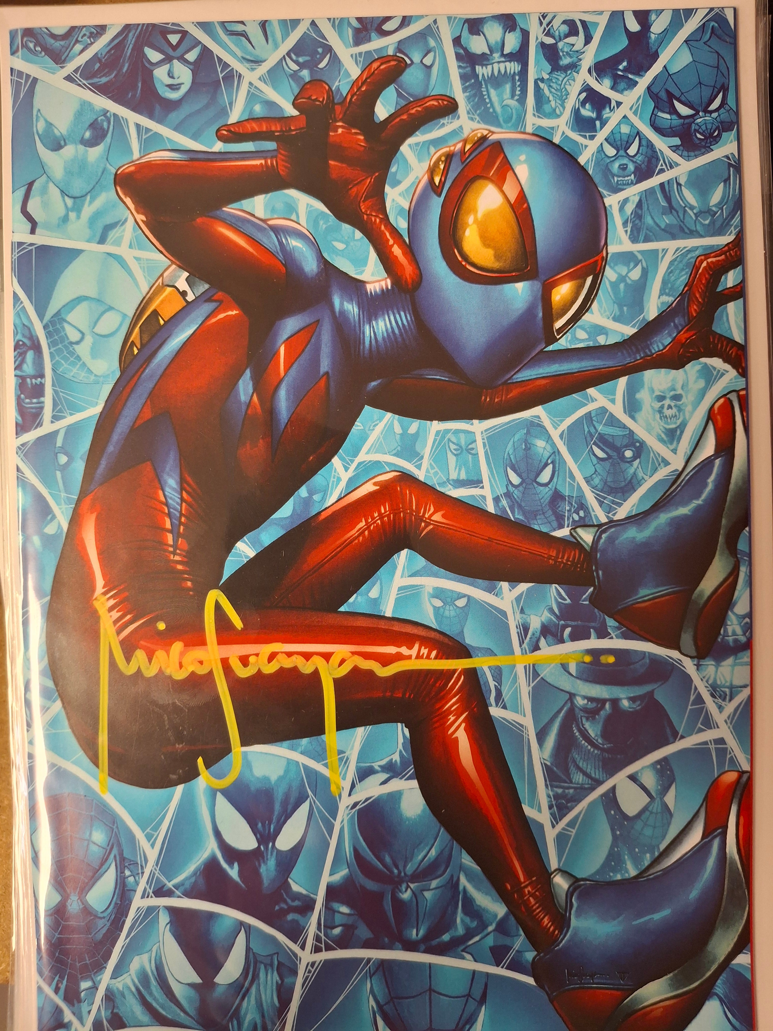 SPIDER-BOY #1 MYSTERY VARIANT SIGNED BY MICO SUAYAN W/COA (SS9)