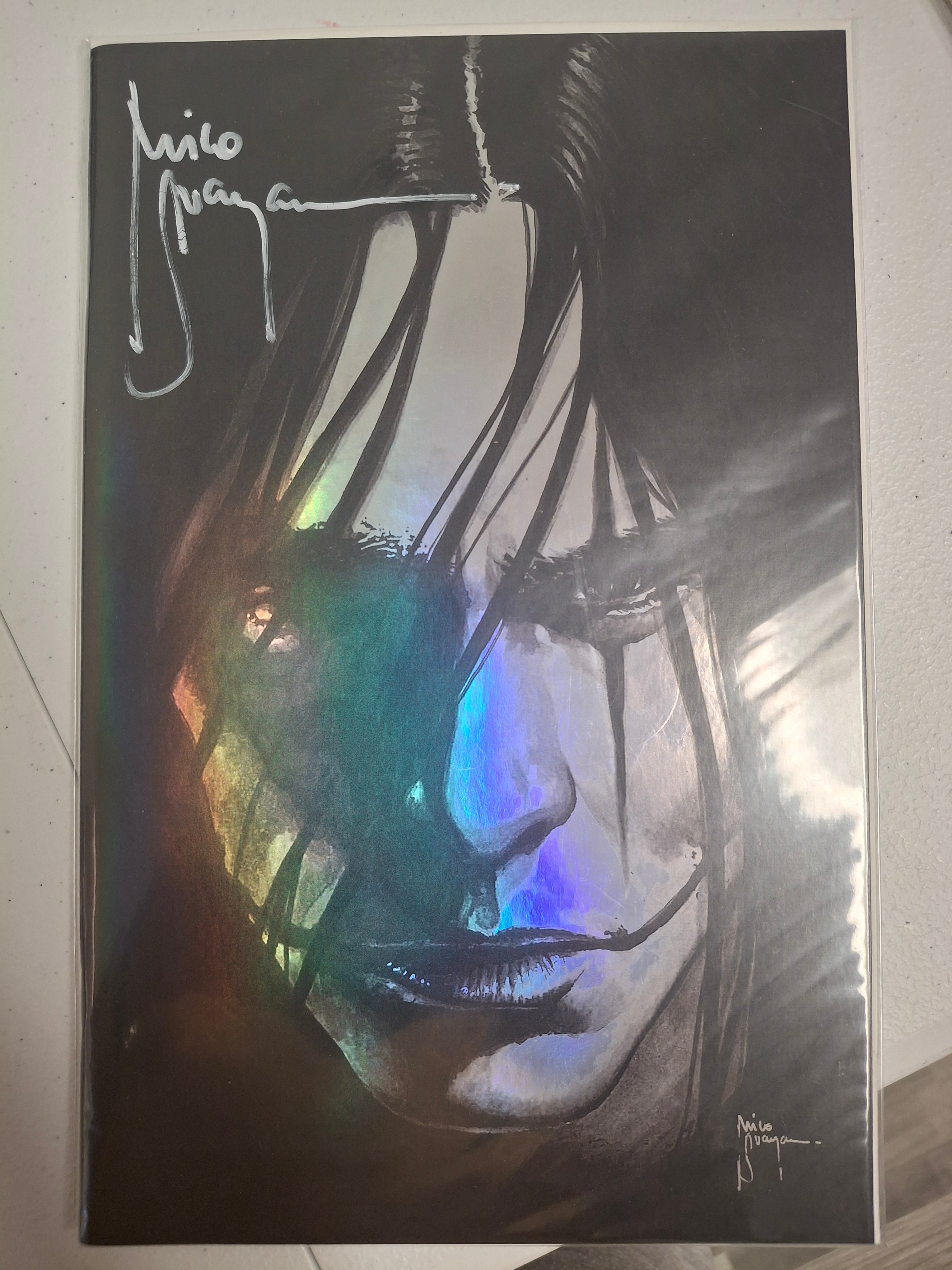 CROW DEAD TIME #3 VIRGIN FOIL SIGNED BY MICO WITH COA (SS10)