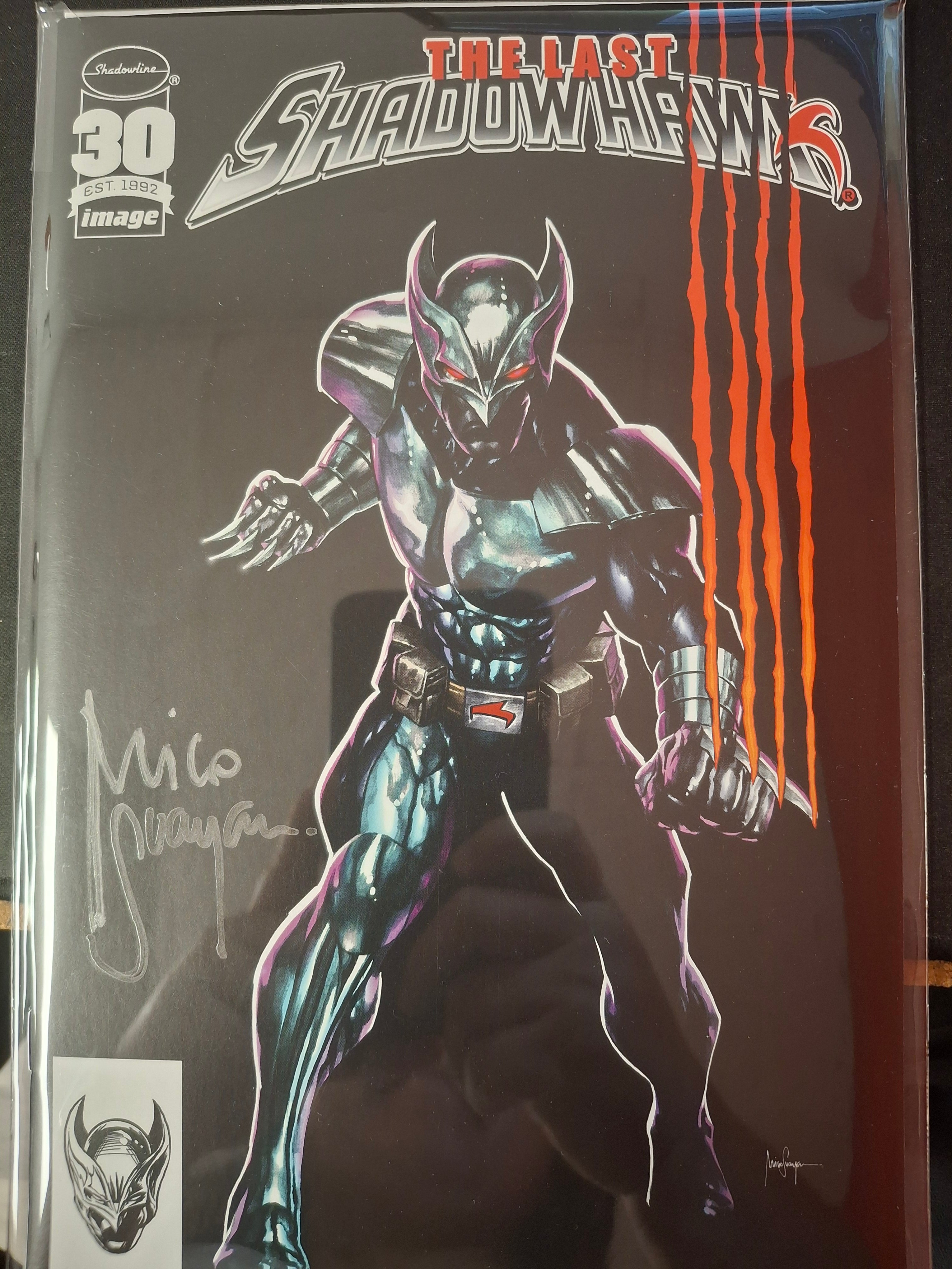 LAST SHADOWHAWK #1 NYCC SIGNED BY MICO SUAYAN WITH COA (SS8)