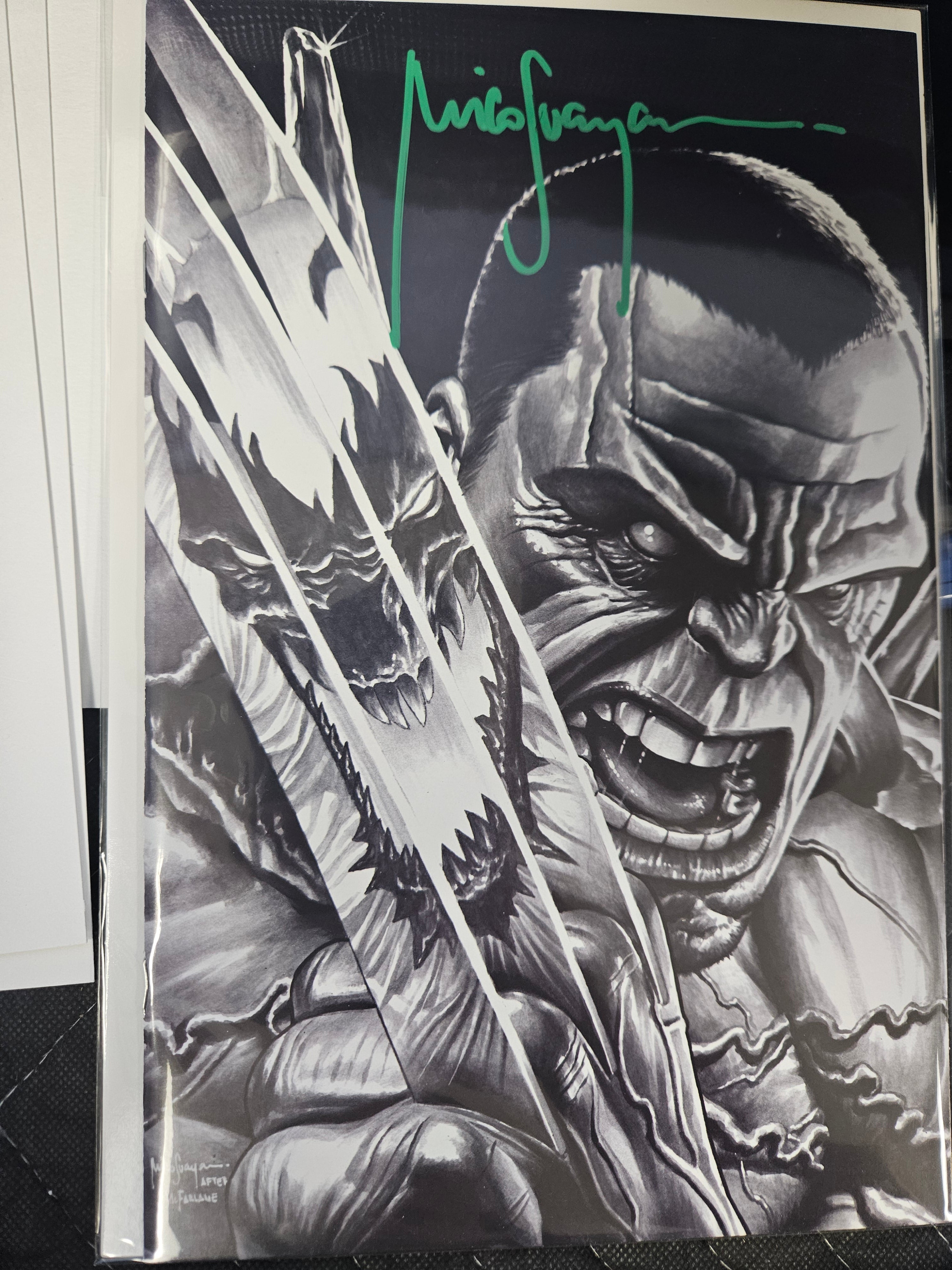 SAVAGE AVENGERS #1 SKETCH VARIANT SIGNED BY MICO SUAYAN W/COA (SS15)