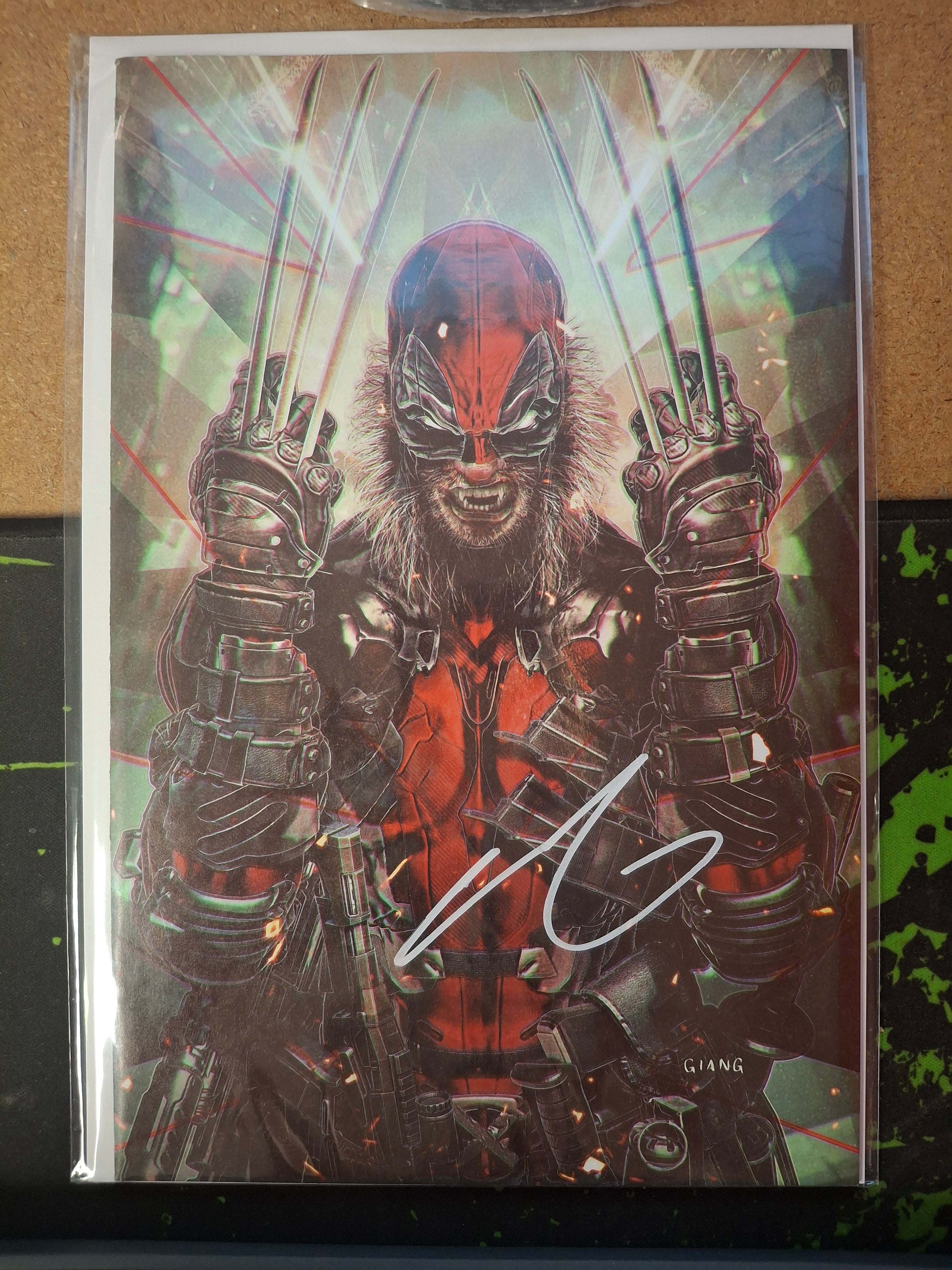 DEADPOOL #3 VIRGIN VARIANT SIGNED BY JOHN GIANG WITH COA (SS8)