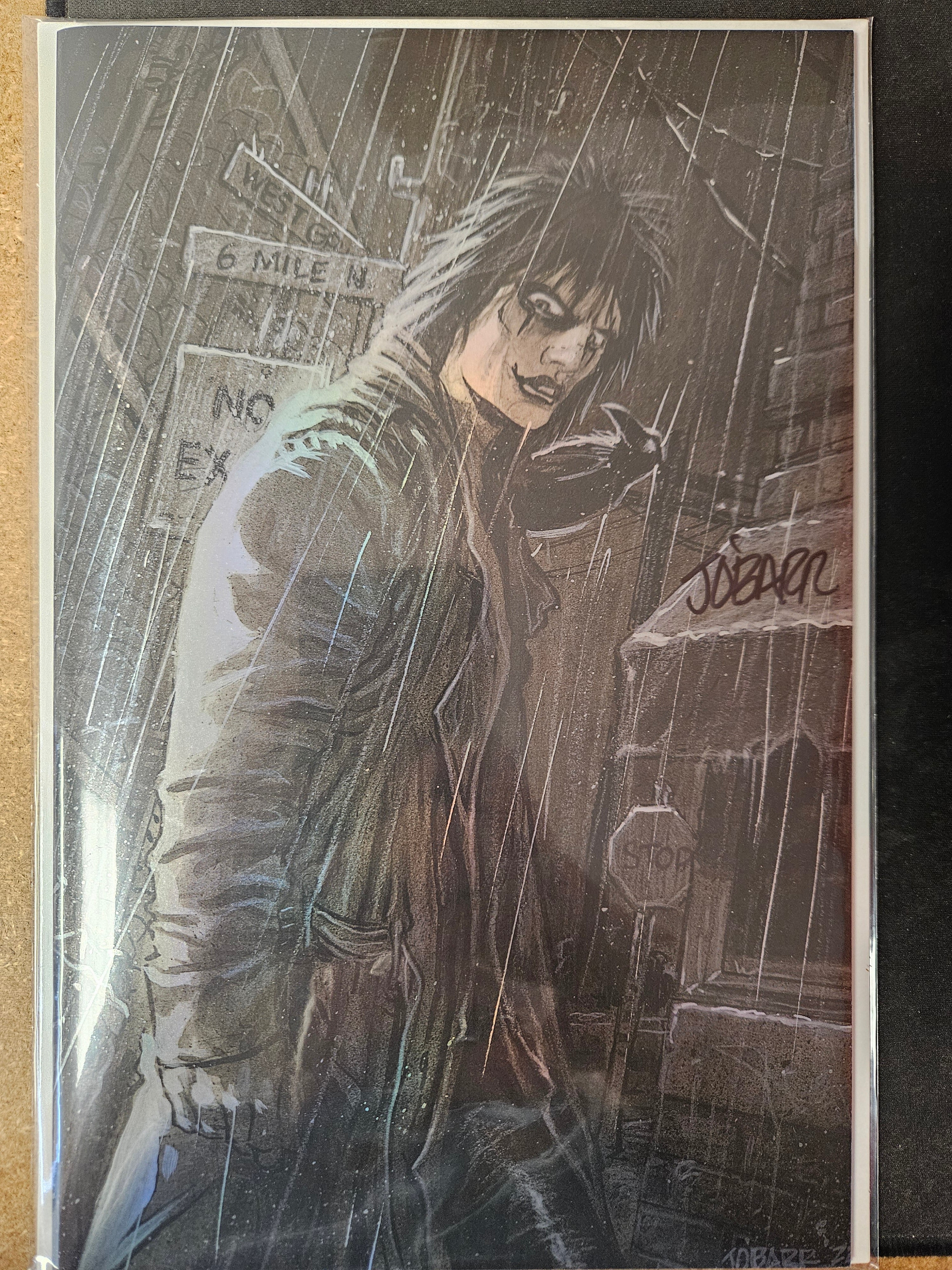 CROW DEADTIME #3 JAMES O'BARR FOIL LIMITED TO 50 SIGNED BY JAMES O'BARR W/COA (SS15)