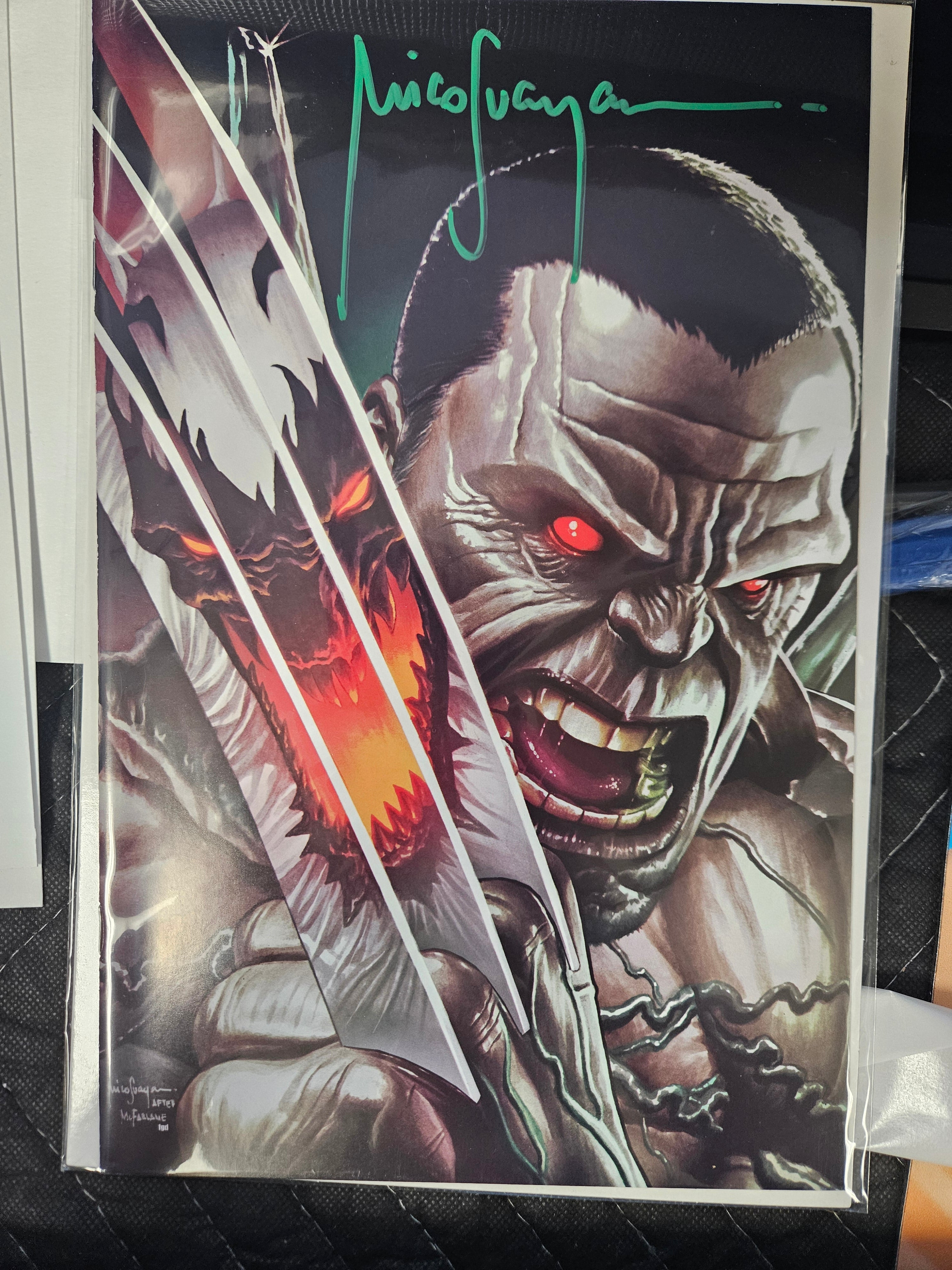 SAVAGE AVENGERS #1 VIRGIN VARIANT SIGNED BY MICO SUAYAN W/COA (SS15)