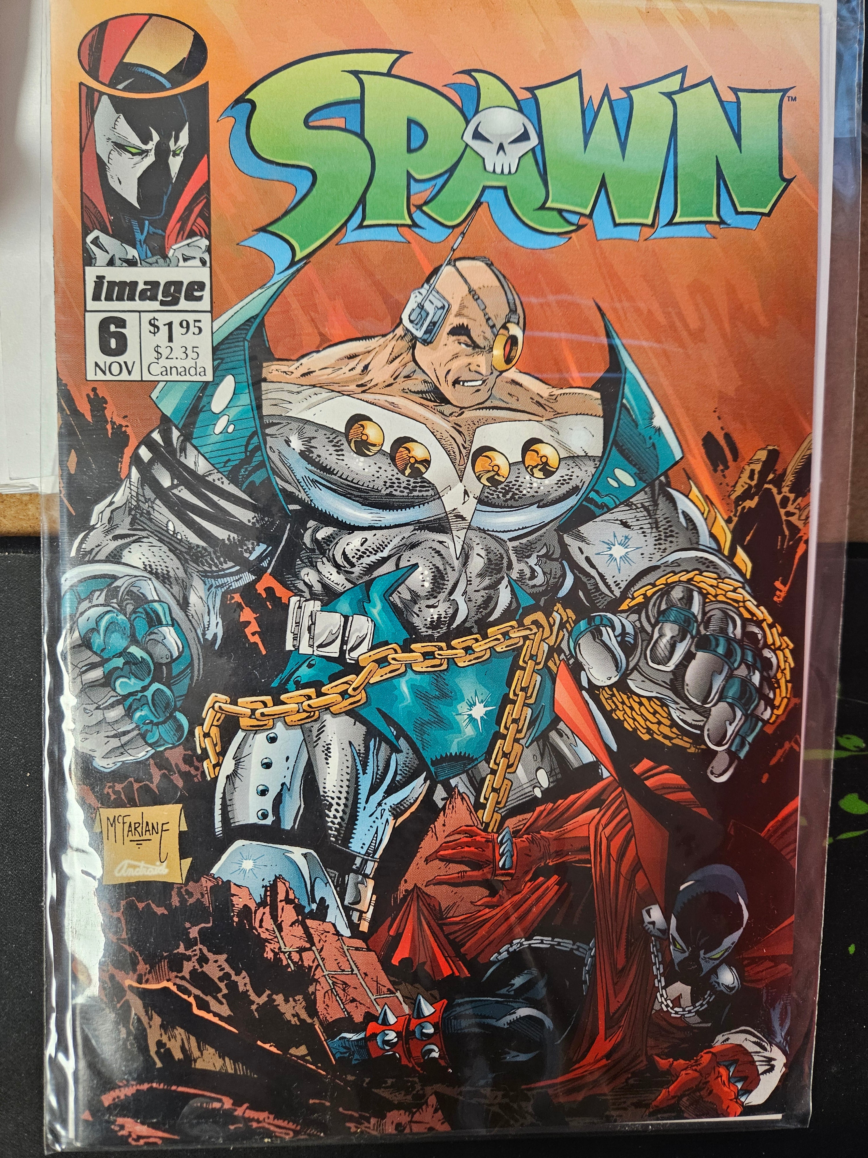 SPAWN #6 (1992) IMAGE COMICS TODD MCFARLANE (CB132)