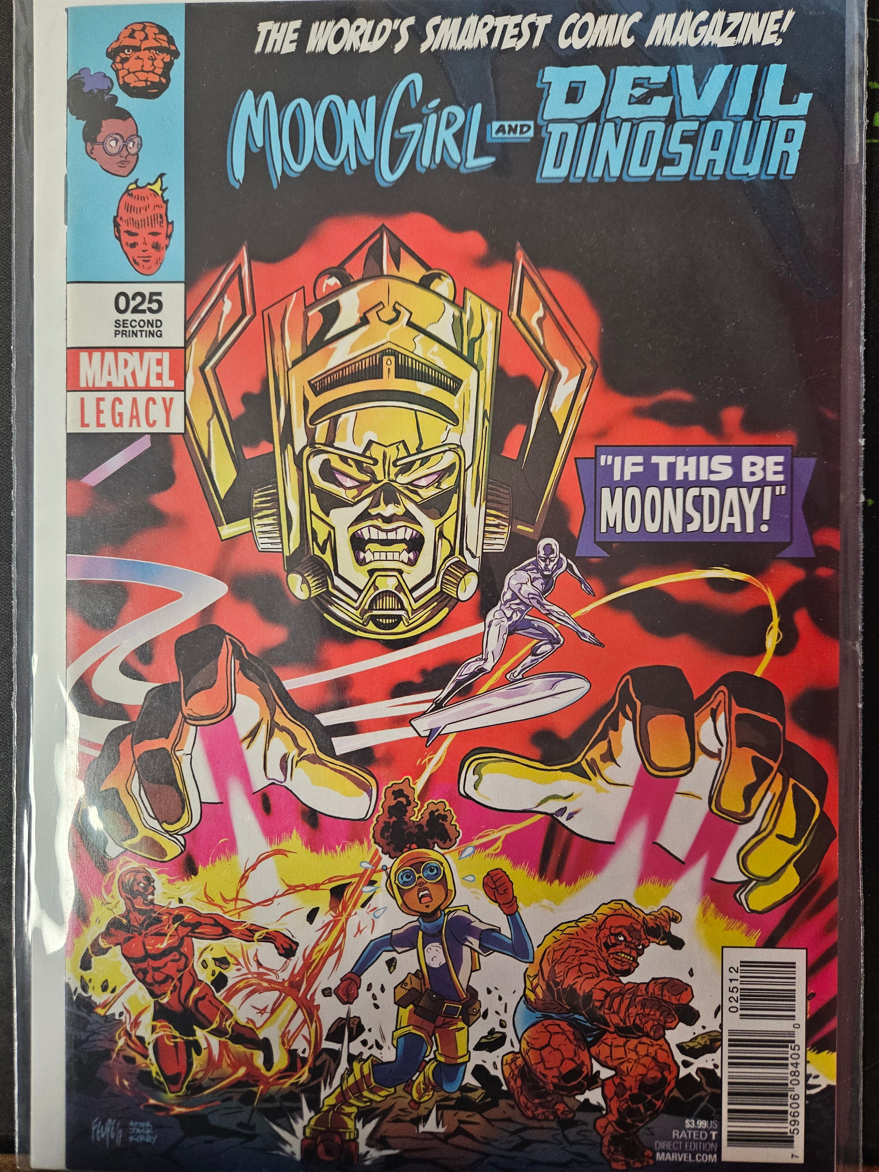 MOON GIRL AND DEVIL DINOSAUR #25 FELIPE  SMITH LENTICULAR HOMAGE COVER 2018 (CB13)