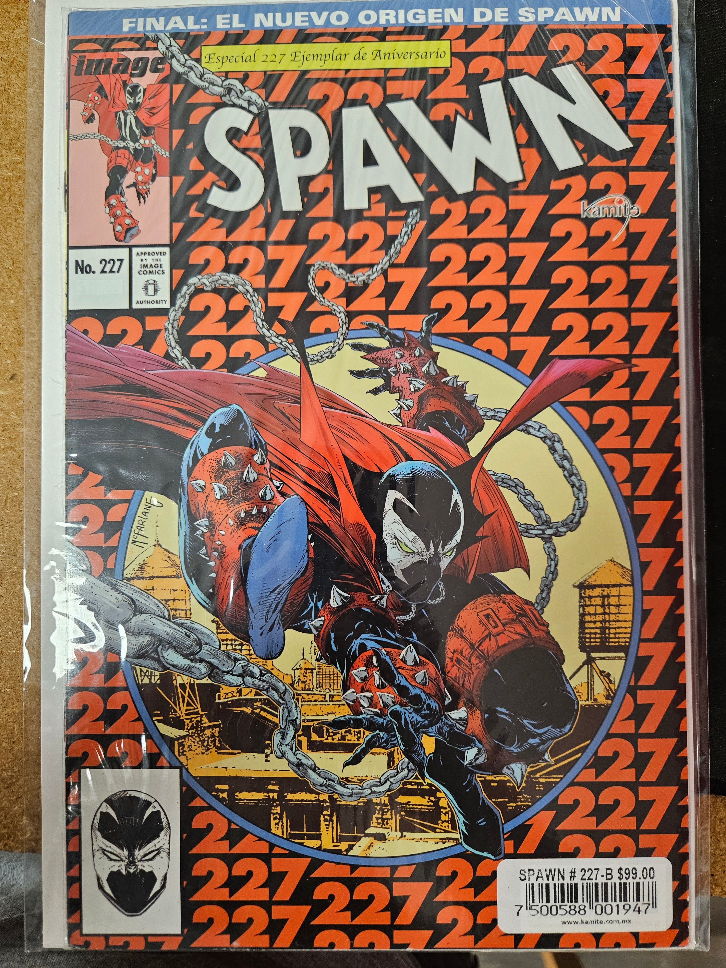 SPAWN #227 SPIDER-MAN 300 HOMAGE IMAGE 2013 1ST PRINT MCFARLANE (CB128)