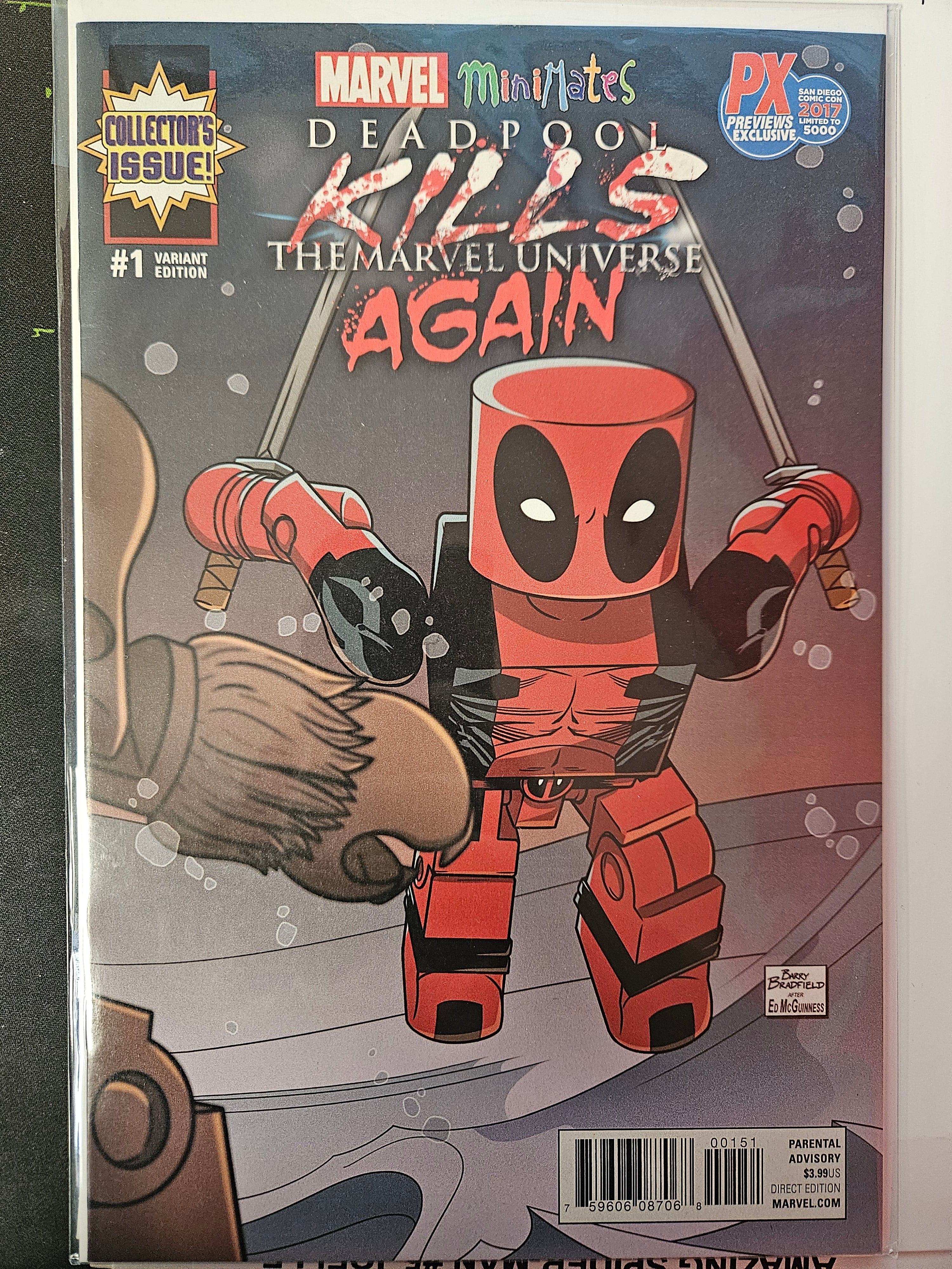 DEADPOOL KILLS THE MARVEL UNIVERSE AGAIN #1 SDCC MINIMATES VARIANT (CB13)