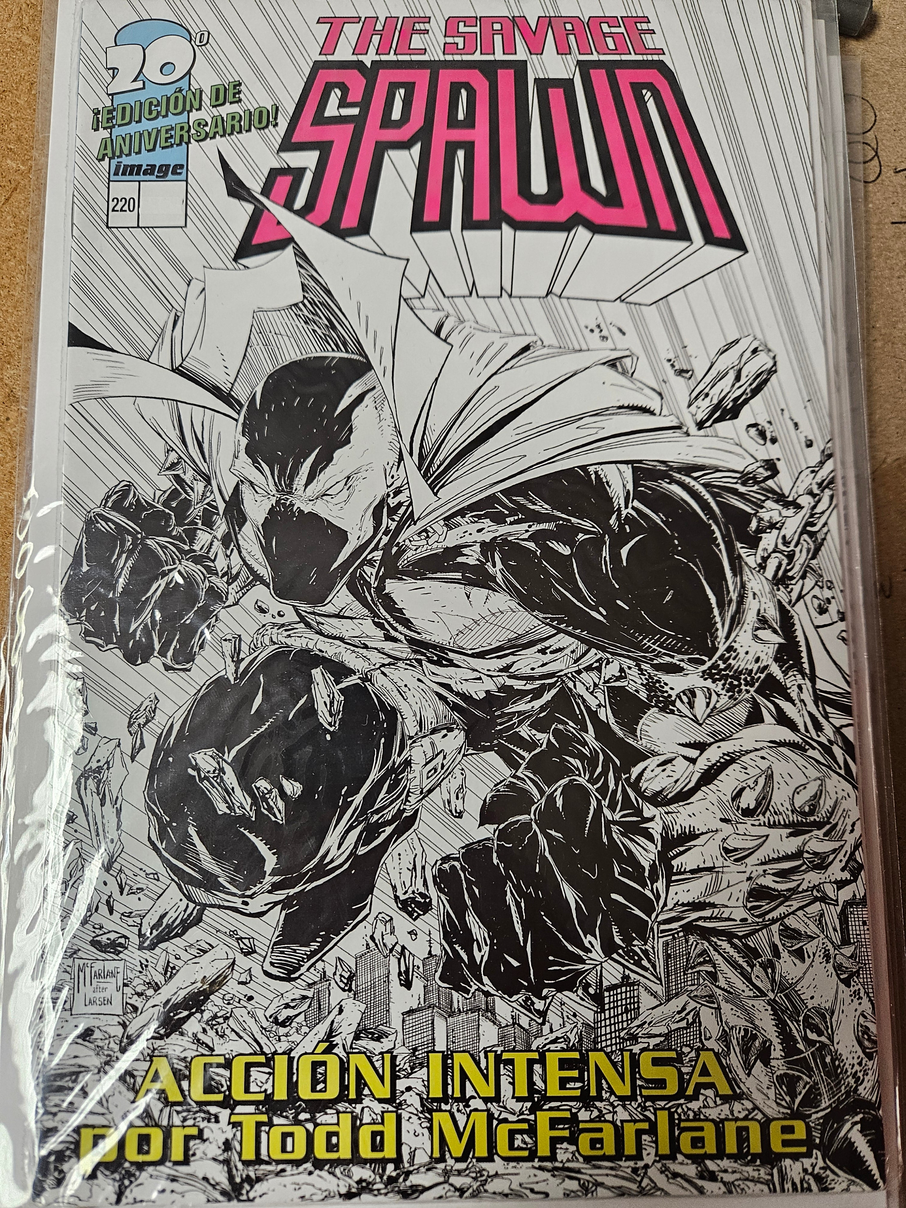 THE SAVAGE SPAWN RARE  1:25 SKETCH FOREIGN VARIANT TODD MCFARLANE (CB128)