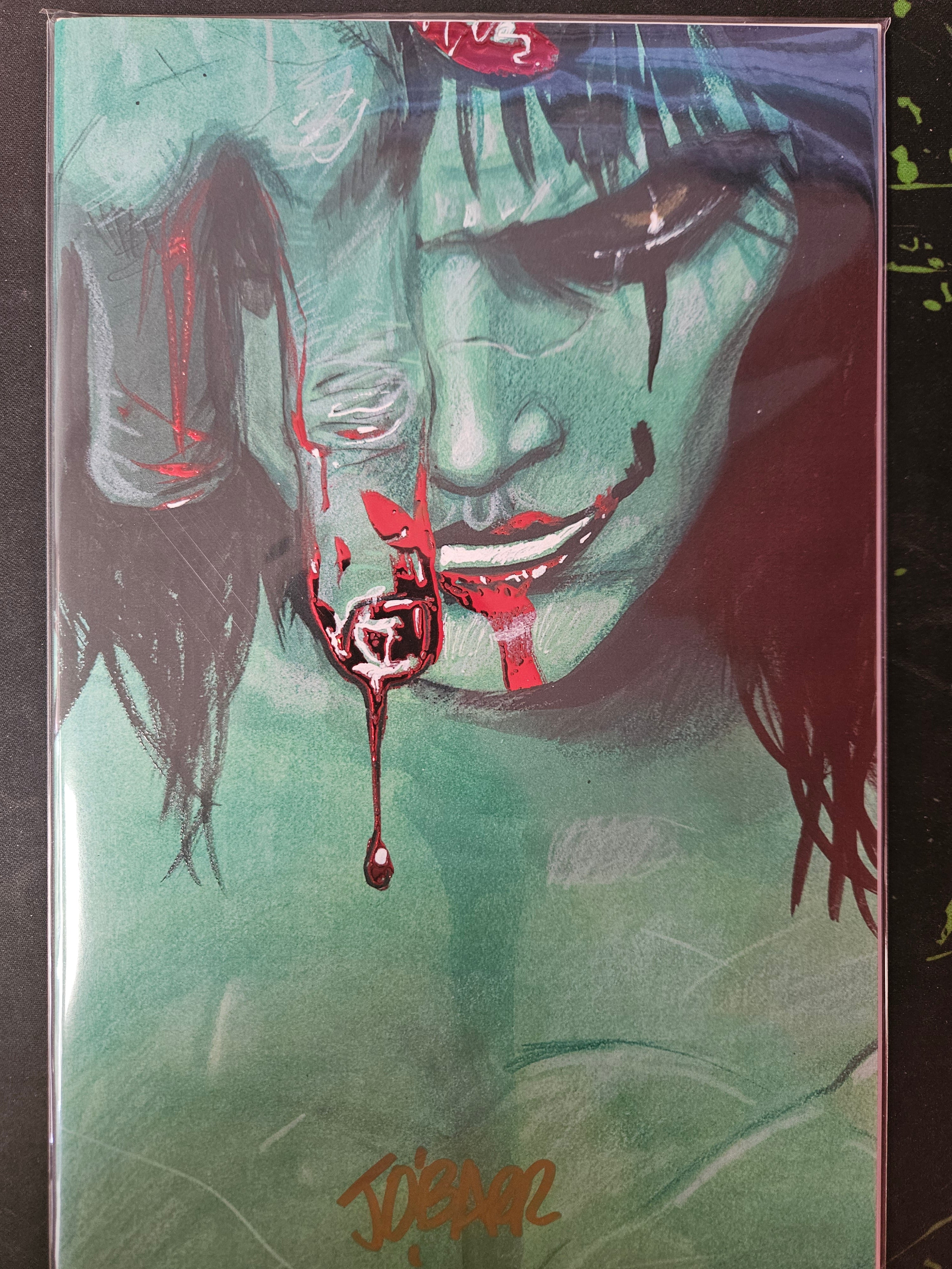 CROW DEAD TIME #1 JAMES O'BARR SDCC EXCLUSIVE SPOT FOIL LIMITED TO 100 SIGNED BY JAMES O'BARR W/COA (SS12)(SS13)