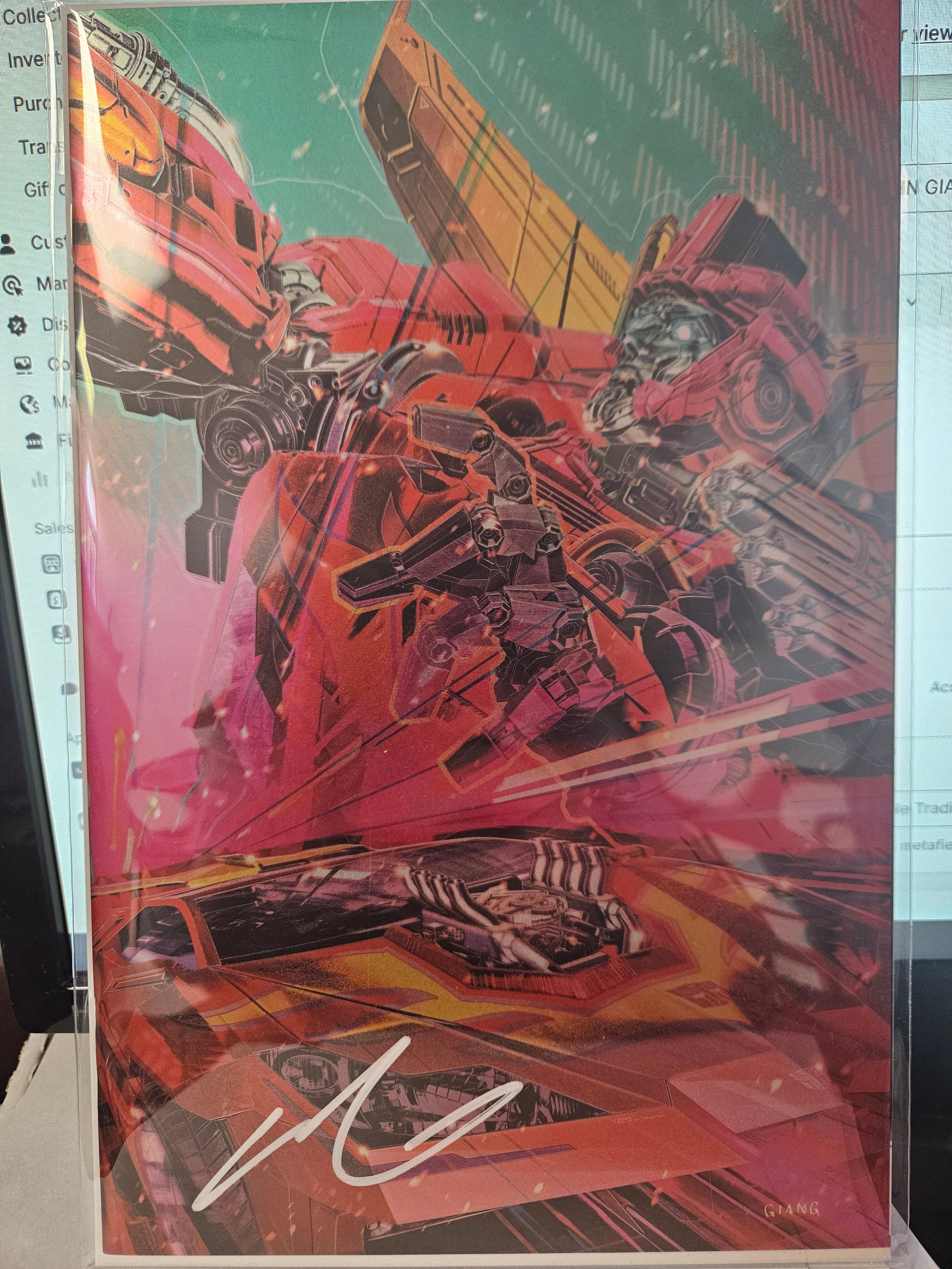 VOID RIVALS #14 JOHN GIANG MEGACON FOIL EDITION  SIGNED BY JOHN GIANG W/COA (SS7)