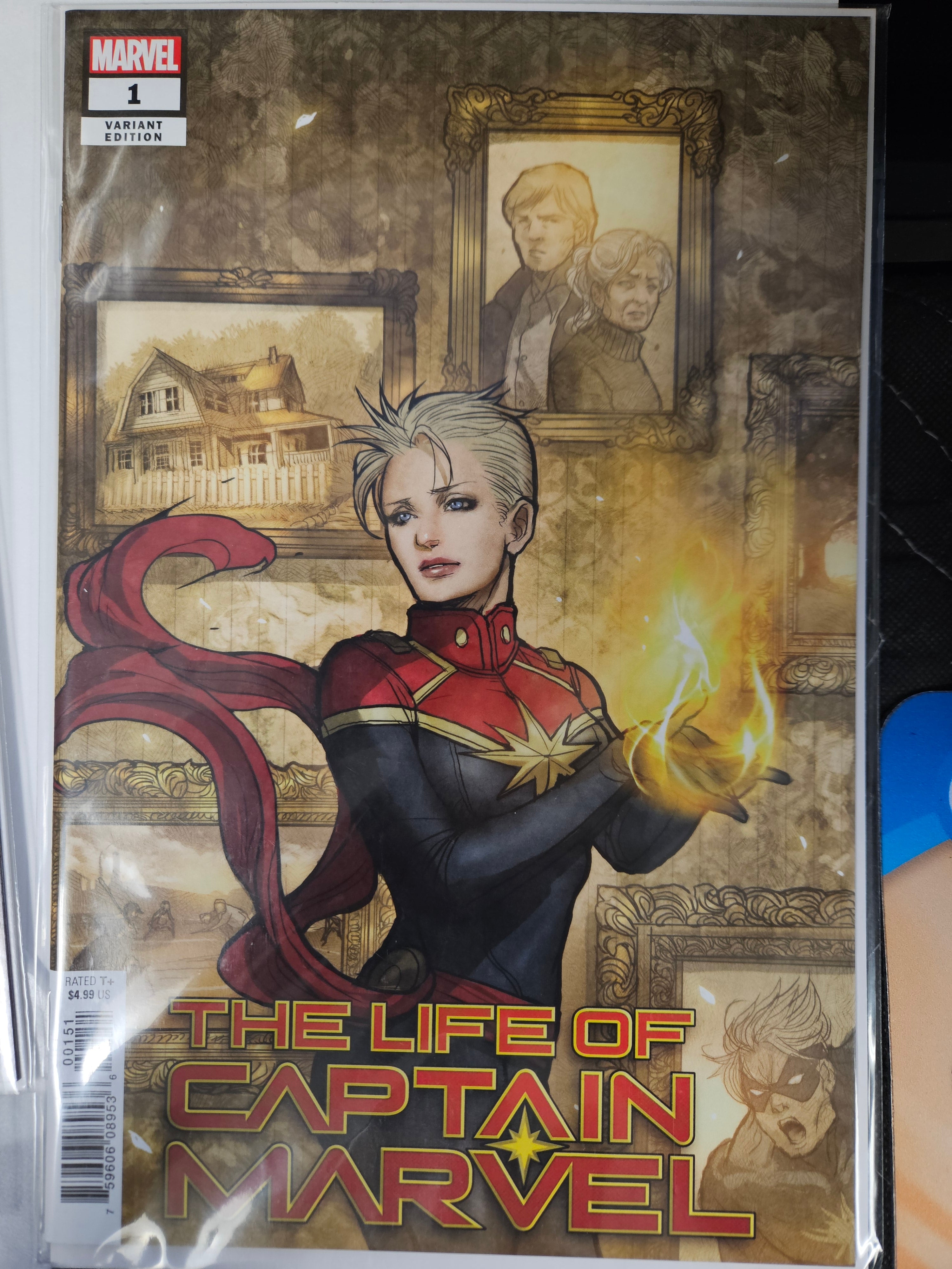 THE LIFE OF CAPTAIN MARVEL #1 SANA TAKEDA VARIANT MARVEL 2018 (CB128)