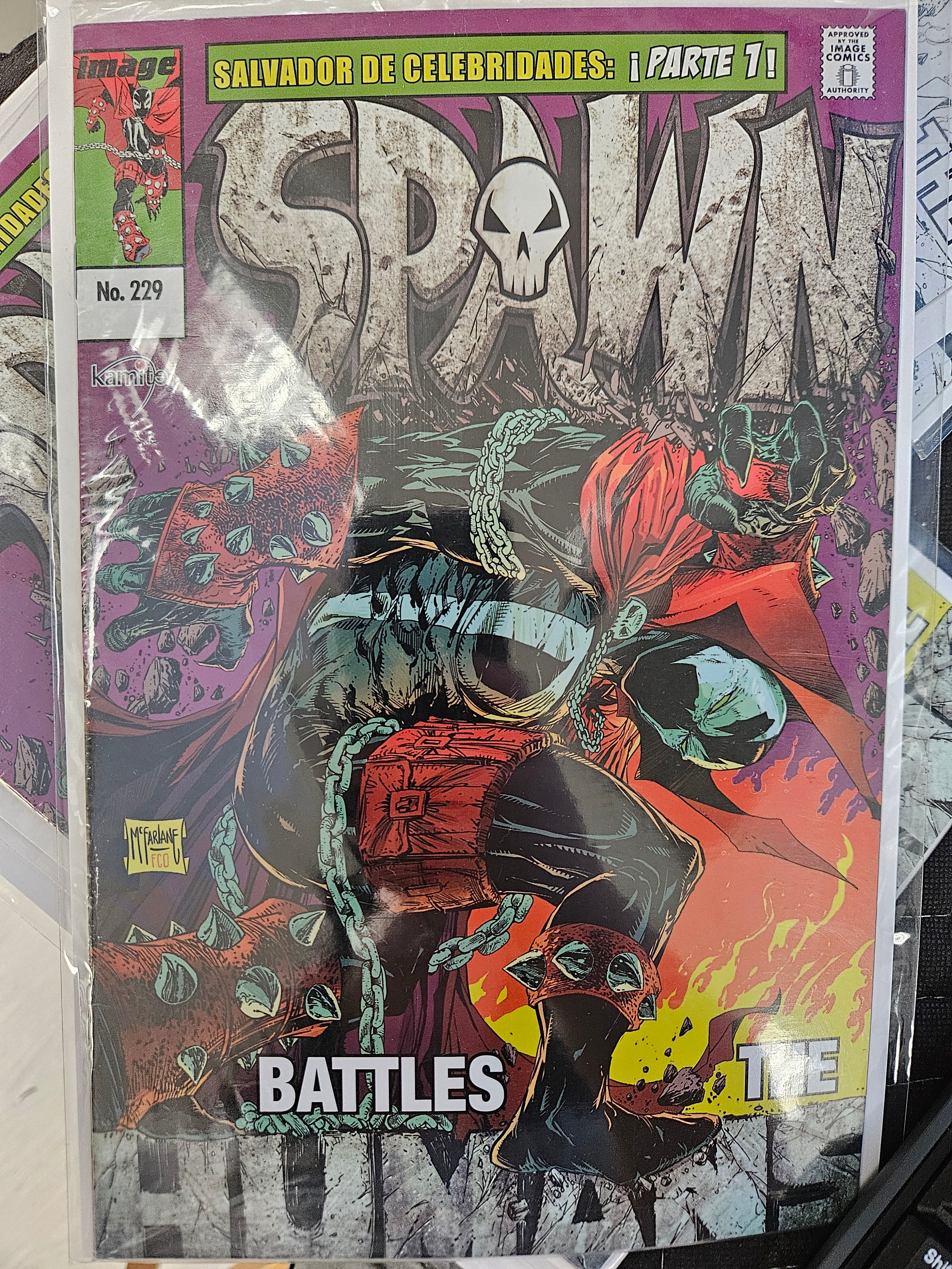 SPAWN #229 INCRIDIBLE HULK ANNUAL #1 HOMAGE COVER (CB128)
