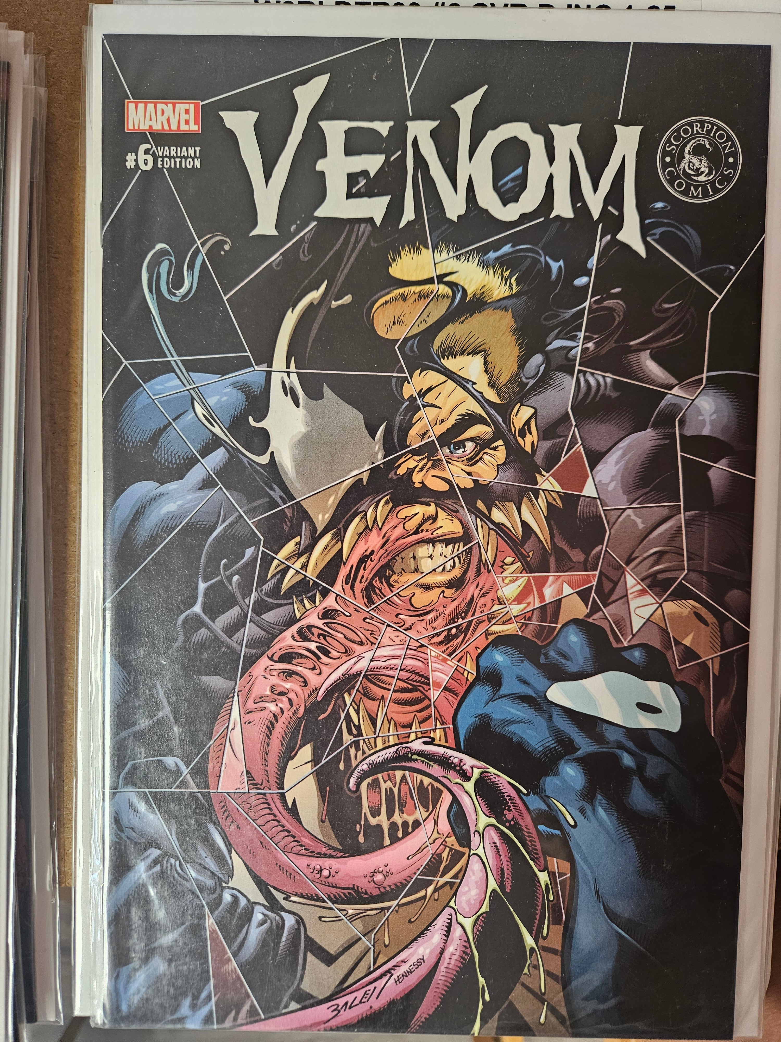 VENOM #6 MARK BAGLEY (2017 MARVEL) (CB119)