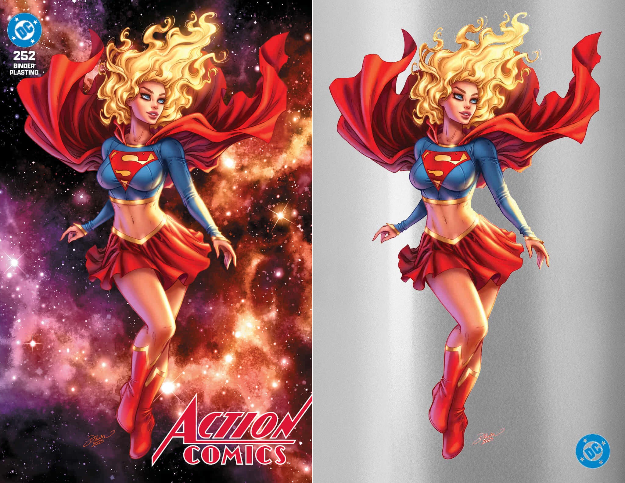 ACTION COMICS #252 FACSIMILE EDITION DAWN MCTEIGUE EXCLUSIVE VARIANT COVERS