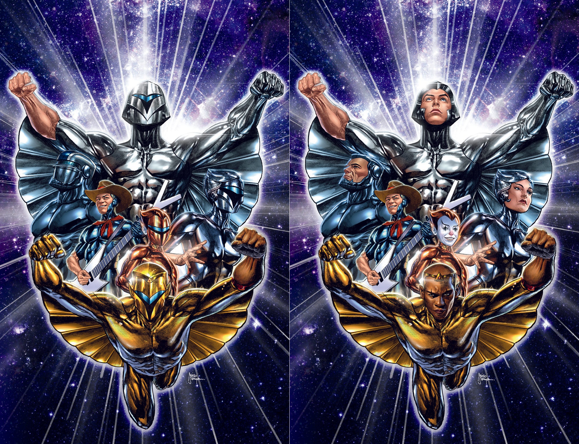 SILVERHAWKS #1 MICO SUAYAN MEGACON EXCLUSIVE VARIANT COVERS 01-29-25