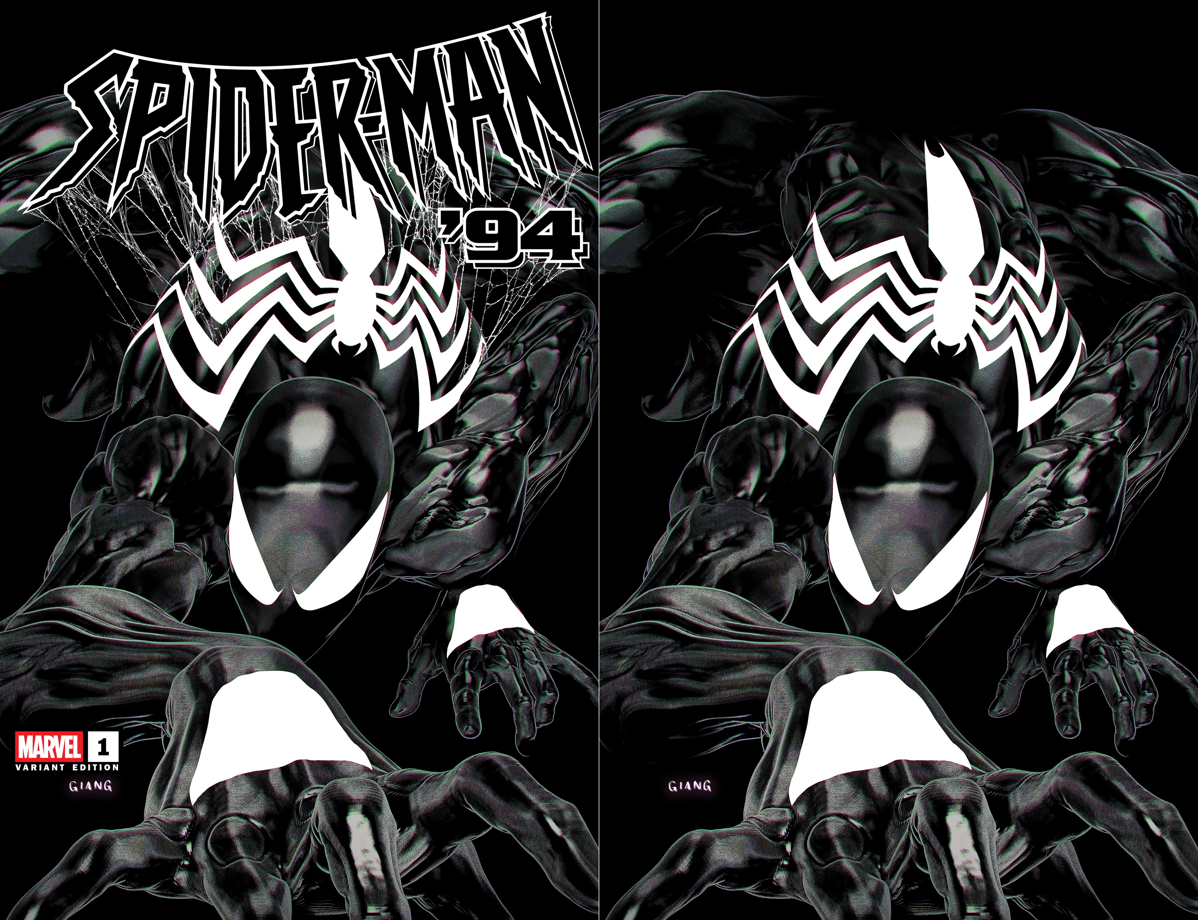 SPIDER-MAN '94 #1 JOHN GIANG NEGATIVE BLEED EXCLUSIVE EDITION OPTIONS