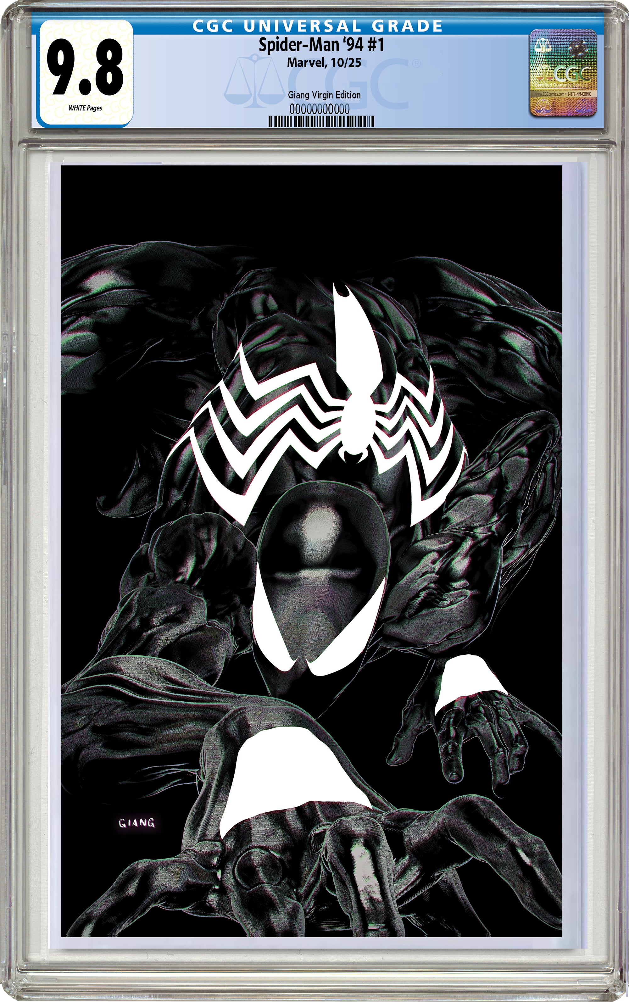 SPIDER-MAN '94 #1 JOHN GIANG NEGATIVE BLEED EXCLUSIVE EDITION OPTIONS