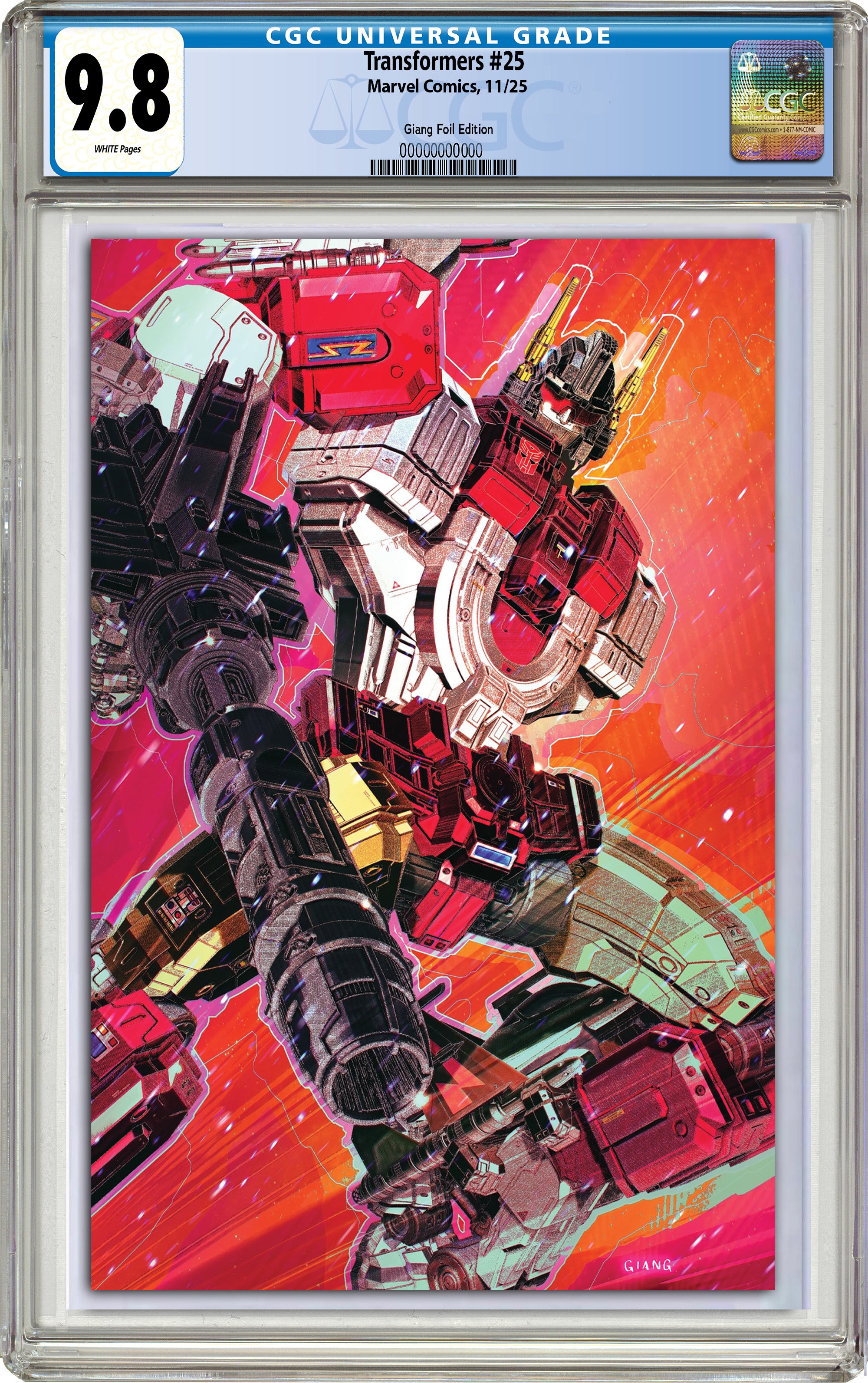 TRANSFORMERS #25 JOHN GIANG NYCC EXCLUSIVE SPOT FOIL EDITION