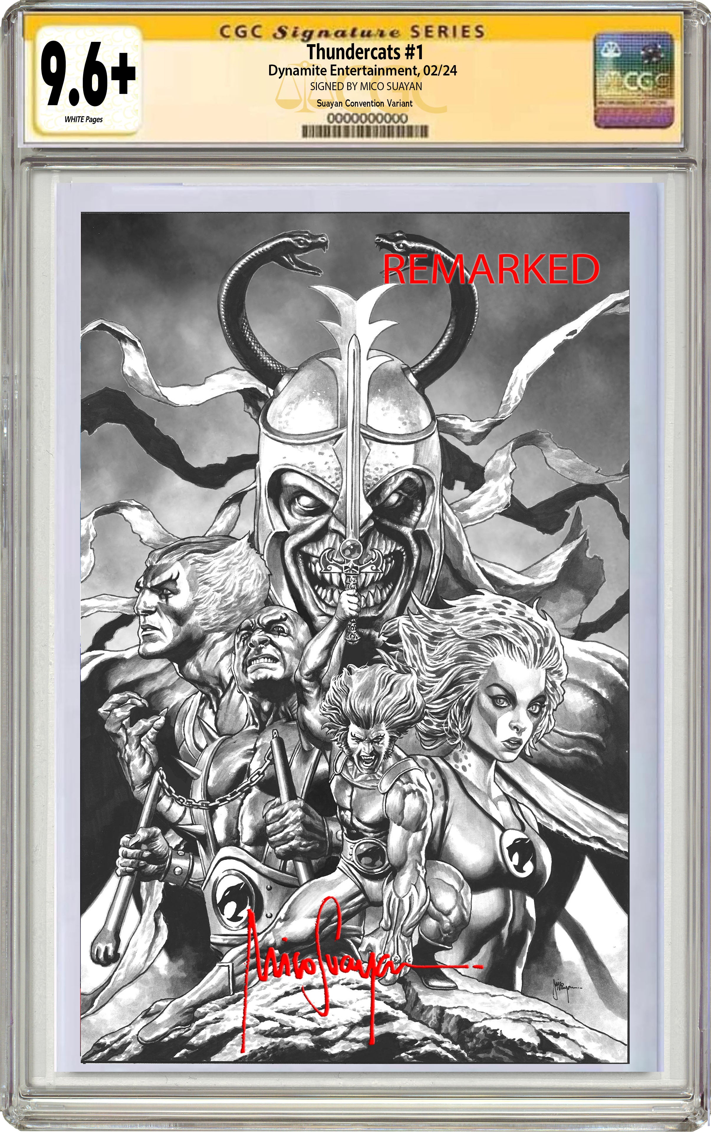 THUNDERCATS #1 MICO SUAYAN SKETCH VARIANT MEGACON 2024 SECRET DROP