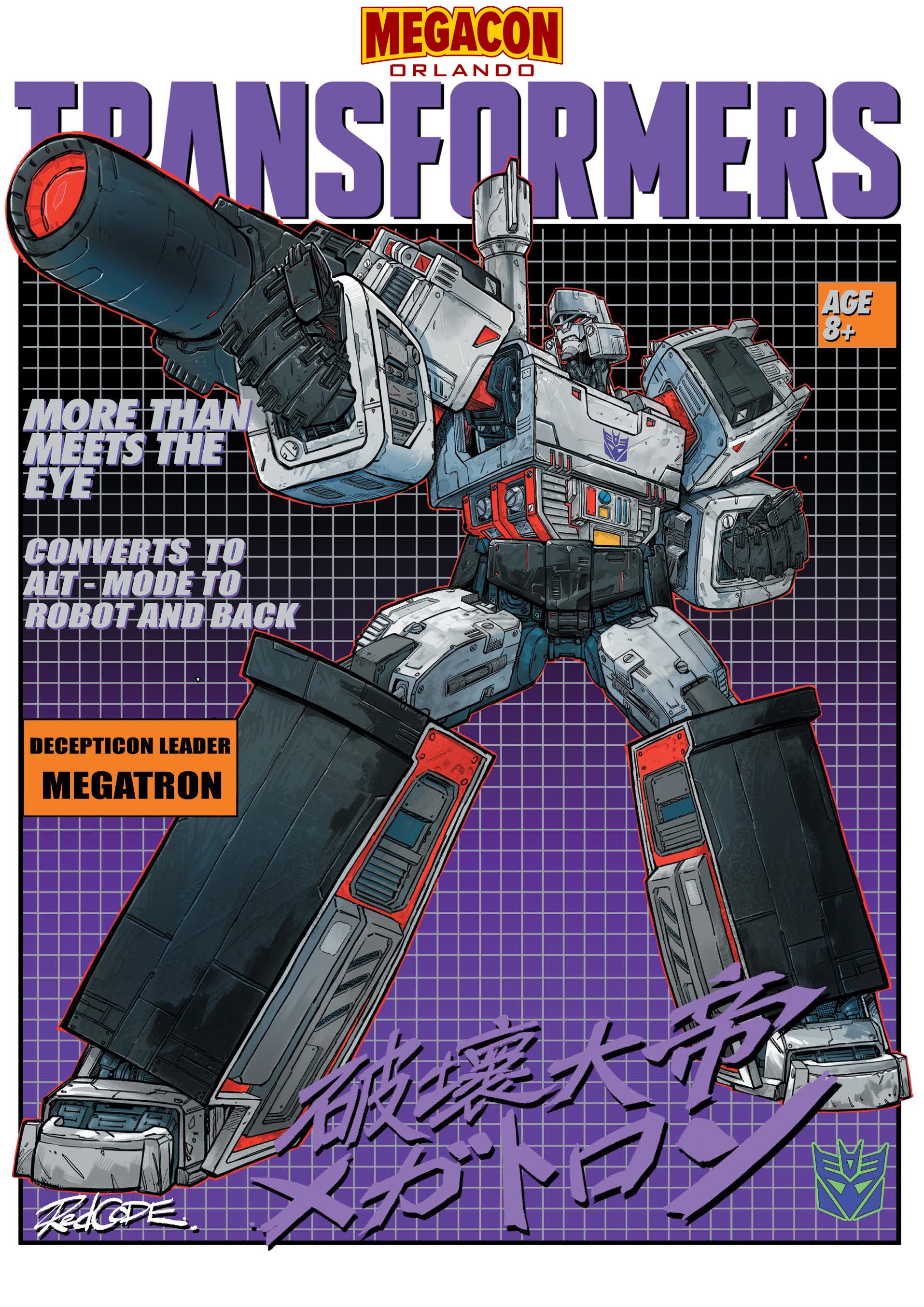 e Harrison (MEGA RARE SET!! 送料込） TRANSFORMERS #30 REDCODE MEGACON RETRO FOIL EDITION [03-11-26]