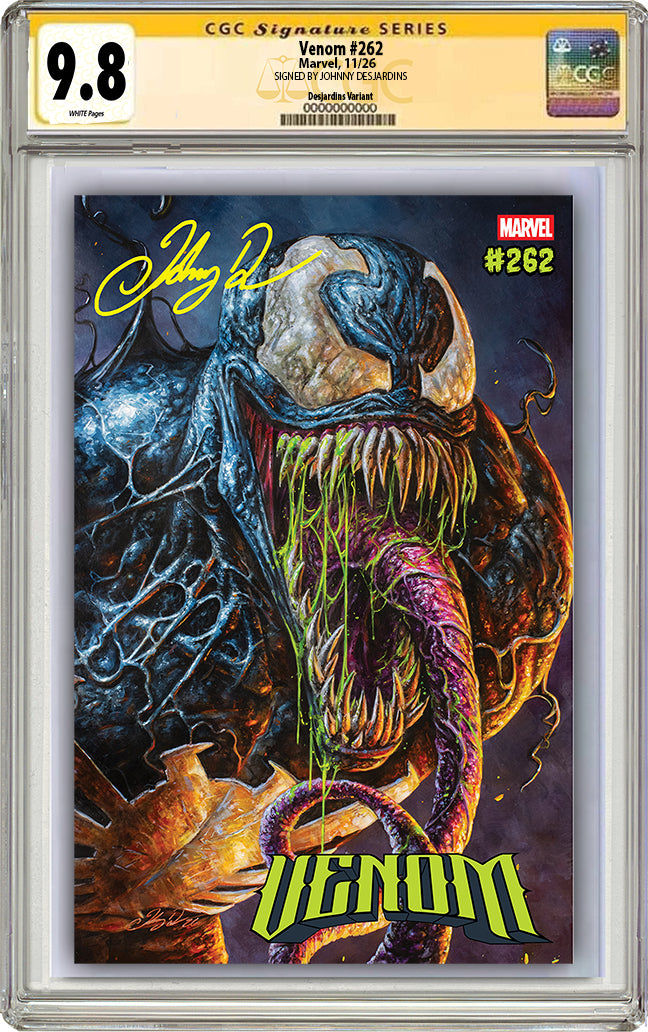 VENOM #262 JOHNNY DESJARDINS NYCC EXCLUSIVE VARIANT COVERS (CGC GRADED OPTIONS)