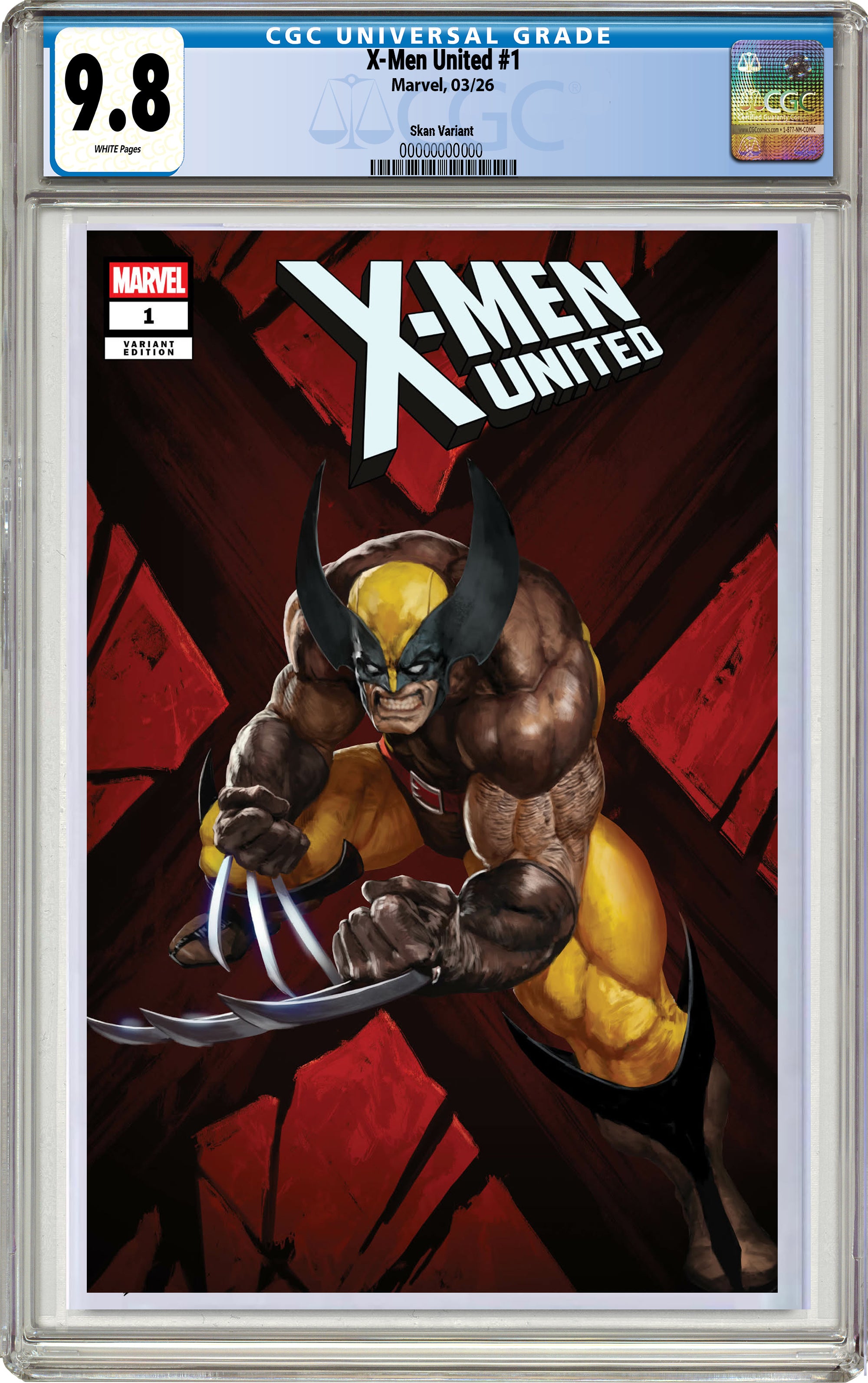 X-MEN UNITED #1 SKAN EXCLUSIVE VARIANT COVERS