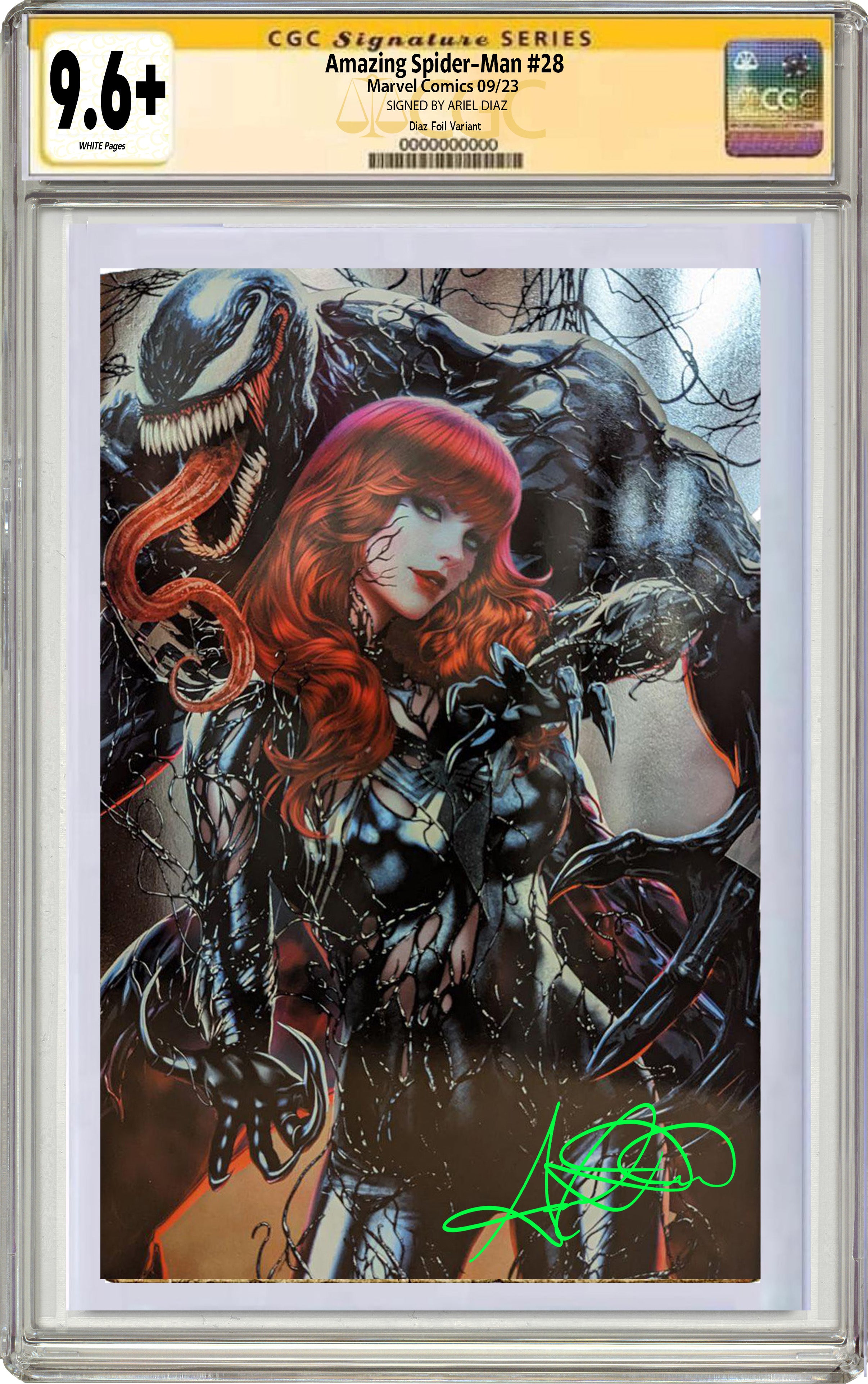 AMAZING SPIDER-MAN 28 ARIEL DIAZ EXCLUSIVE FOIL VARIANT COVER OPTIONS