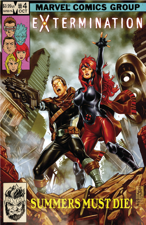 EXTERMINATION #4 (OF 5) MARK BROOKS ALTERED ART EXCLUSIVE VARIANT COVER (M204)