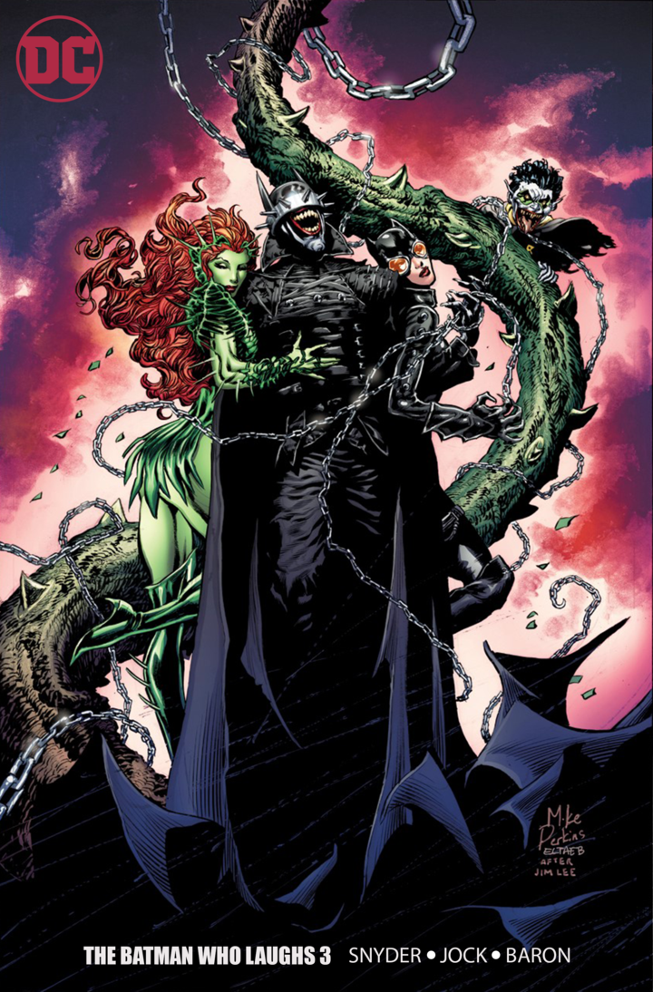 BATMAN WHO LAUGHS #3 PERKINS VIRGIN VARIANT WITH NUMBERED COA 2/20/2019
