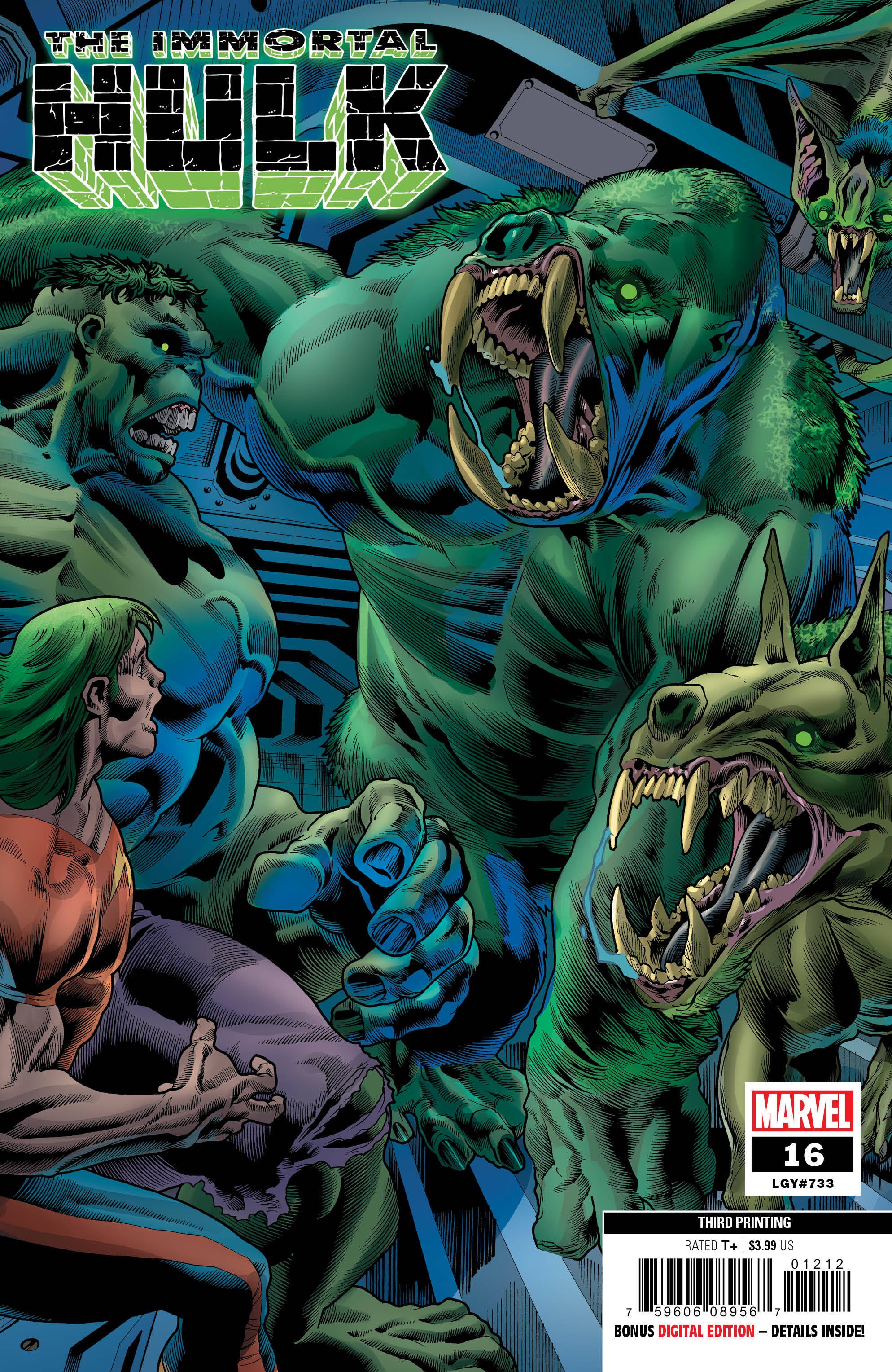 IMMORTAL HULK #16 3RD PTG BENNETT VAR 05/29/19 FOC 05/06/19(BC107)