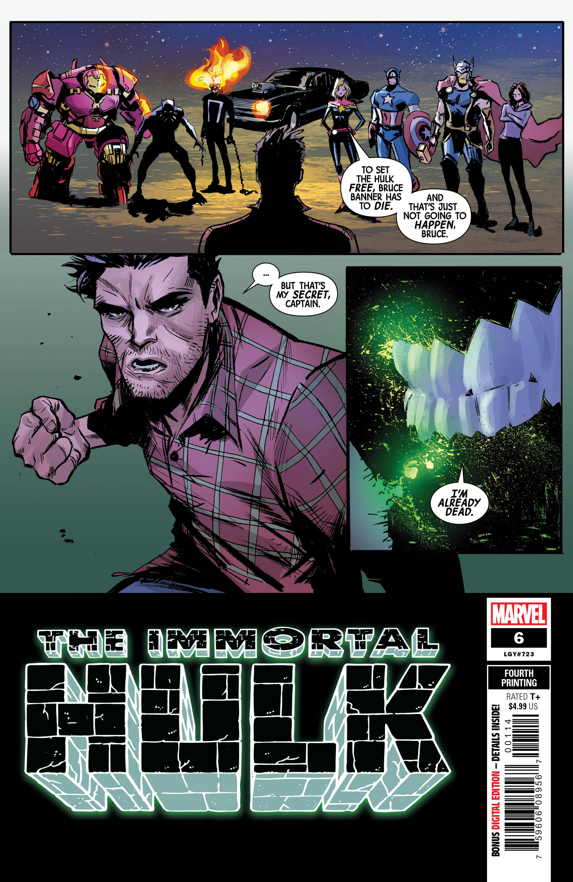IMMORTAL HULK #6 4TH PTG GARBETT VAR 05/29/19 FOC 05/06/19