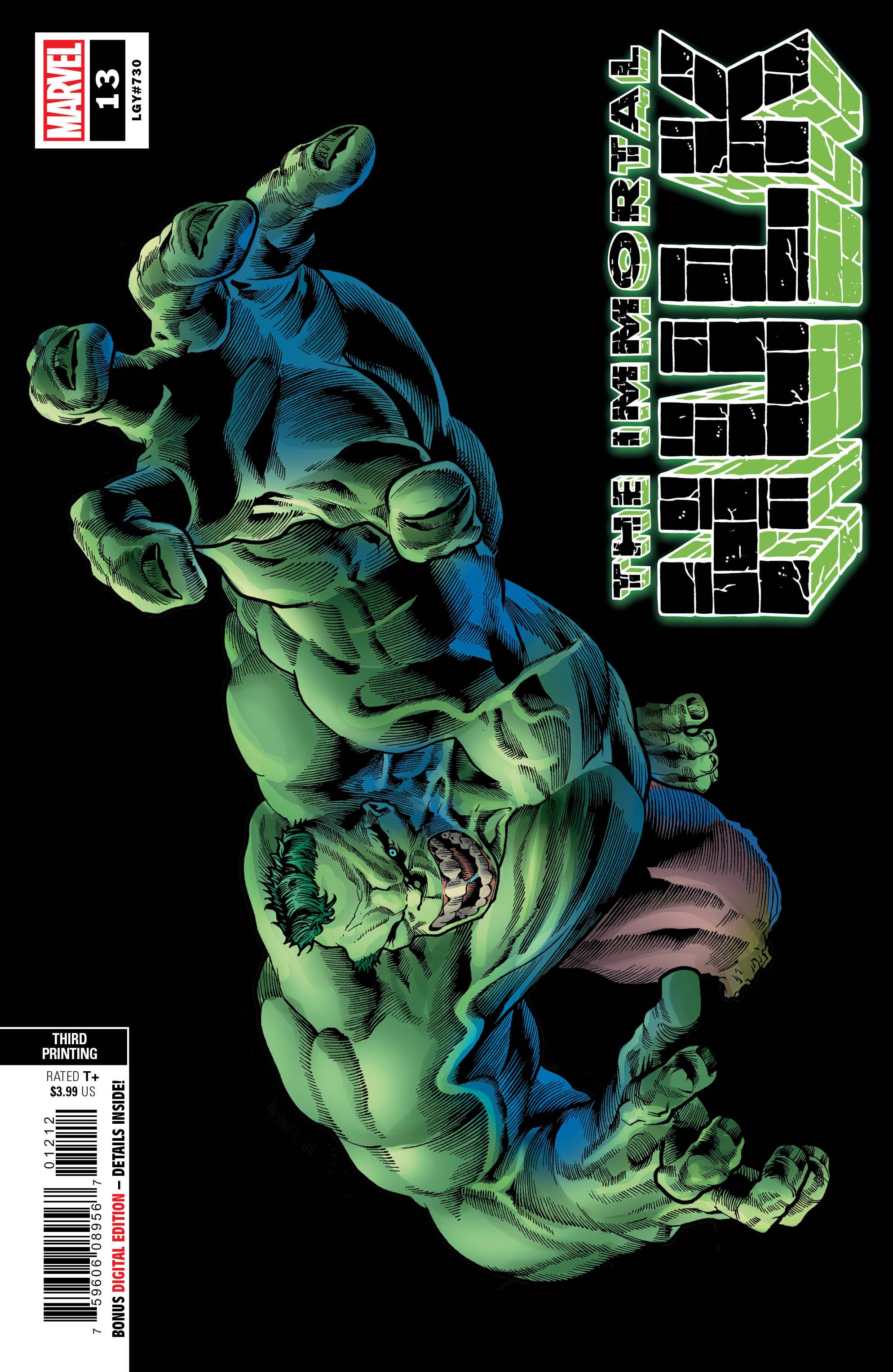 IMMORTAL HULK #13 3RD PTG BENNETT VAR 05/29/19 FOC 05/06/19(CB65)