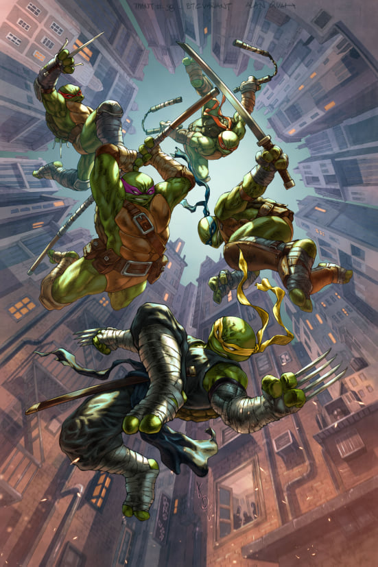 TMNT #98 ALAN QUAH EXCLUSIVE VIRGIN VARIANT OPTIONS PRESALE STARTS 08/12/19
