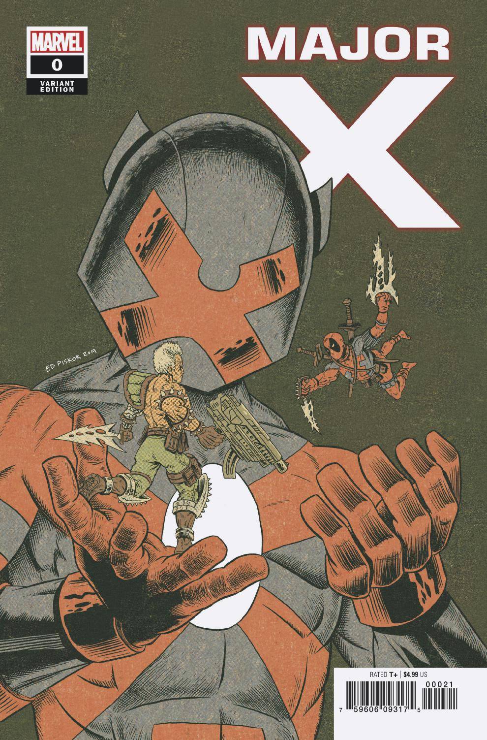 MAJOR X #0 PISKOR VARIANT 08/07/19 FOC 07/15/19