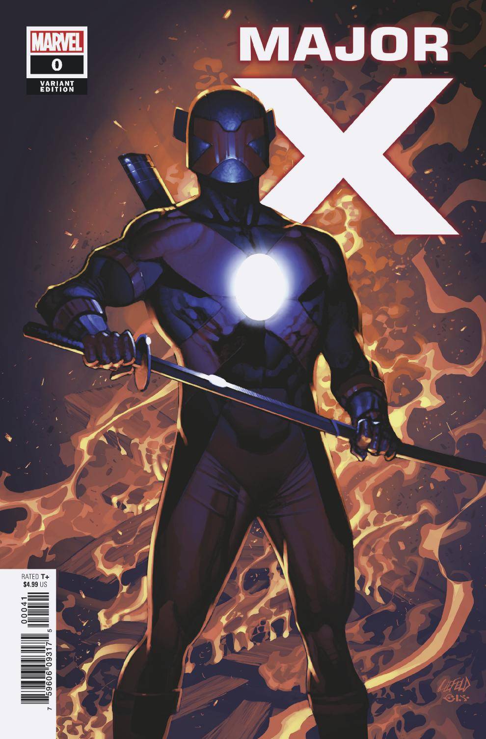 MAJOR X #0 LIEFELD VARIANT 08/07/19 FOC 07/15/19(CB107)