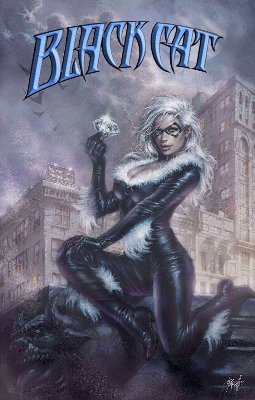 BLACK CAT #1 LUCIO PARRILLO EXCLUSIVE VARIANT TRADE DRESS & VIRGIN VARIANT SET OPTION