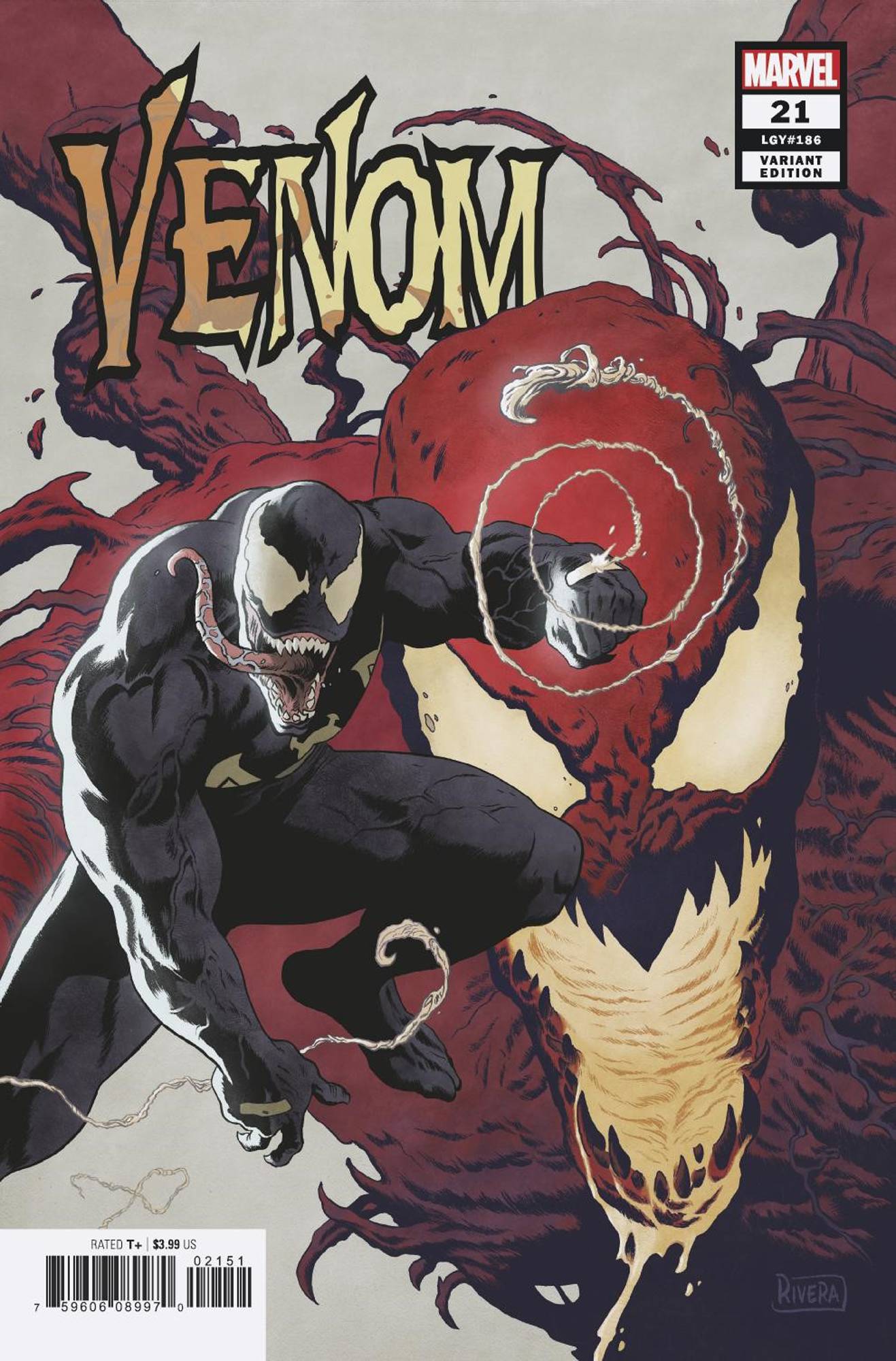 VENOM #21 RIVERA 1:50 VARIANT  12/25/19 FOC 11/18/19(CB64)