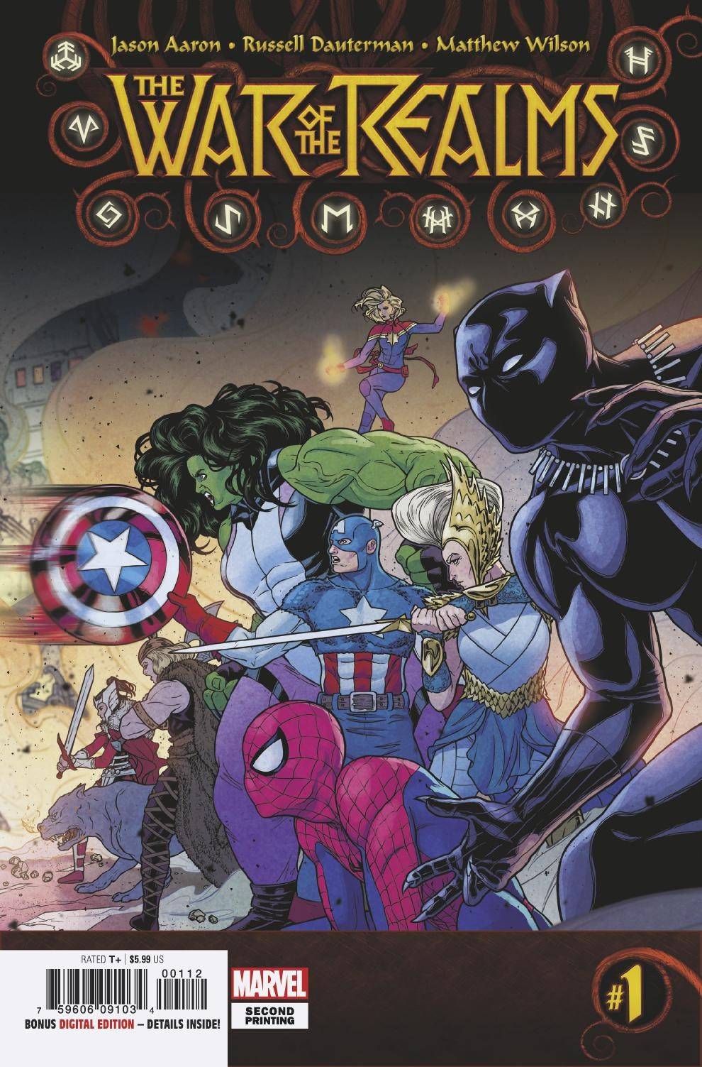 WAR OF REALMS #1 (OF 6) 2ND PTG DAUTERMAN VAR 05/15/19 FOC 04/15/19