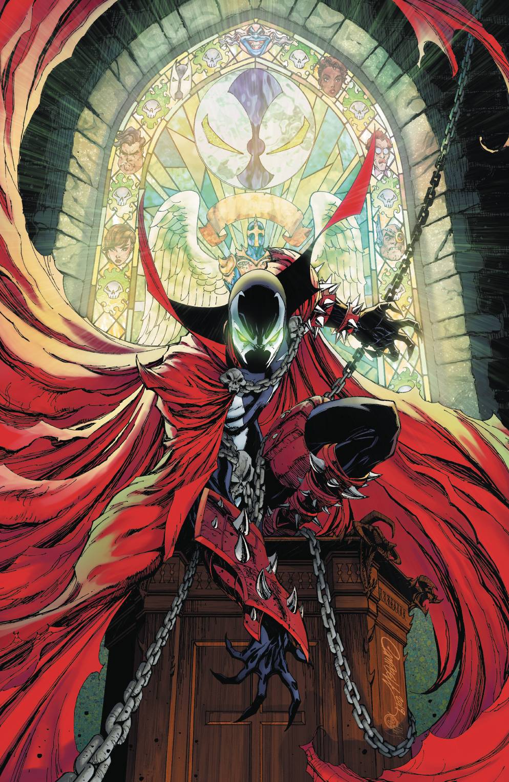 SPAWN #300 CVR M CAMPBELL VIRGIN 09/04/19 FOC 08/12/19(CB67)