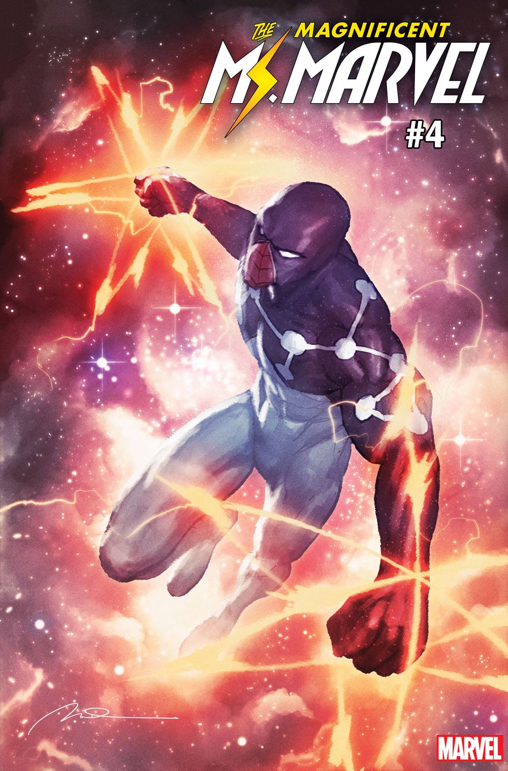 MAGNIFICENT MS MARVEL #4 PAREL SPIDER-MAN VAR 06/26/19 FOC 06/03/19