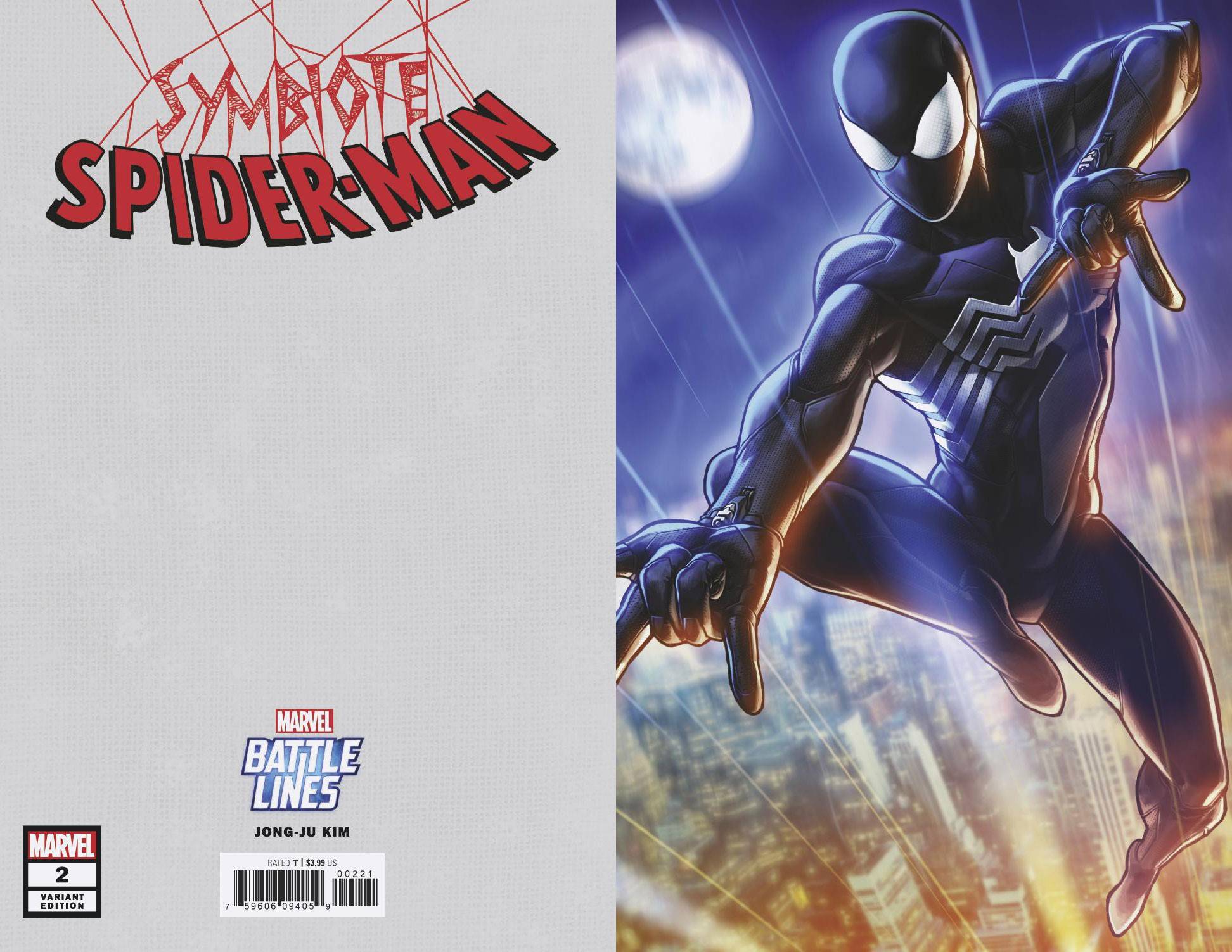 SYMBIOTE SPIDER-MAN #2 (OF 5) JONGJU KIM MARVEL BATTLE LINES 05/08/19 FOC 04/15/19