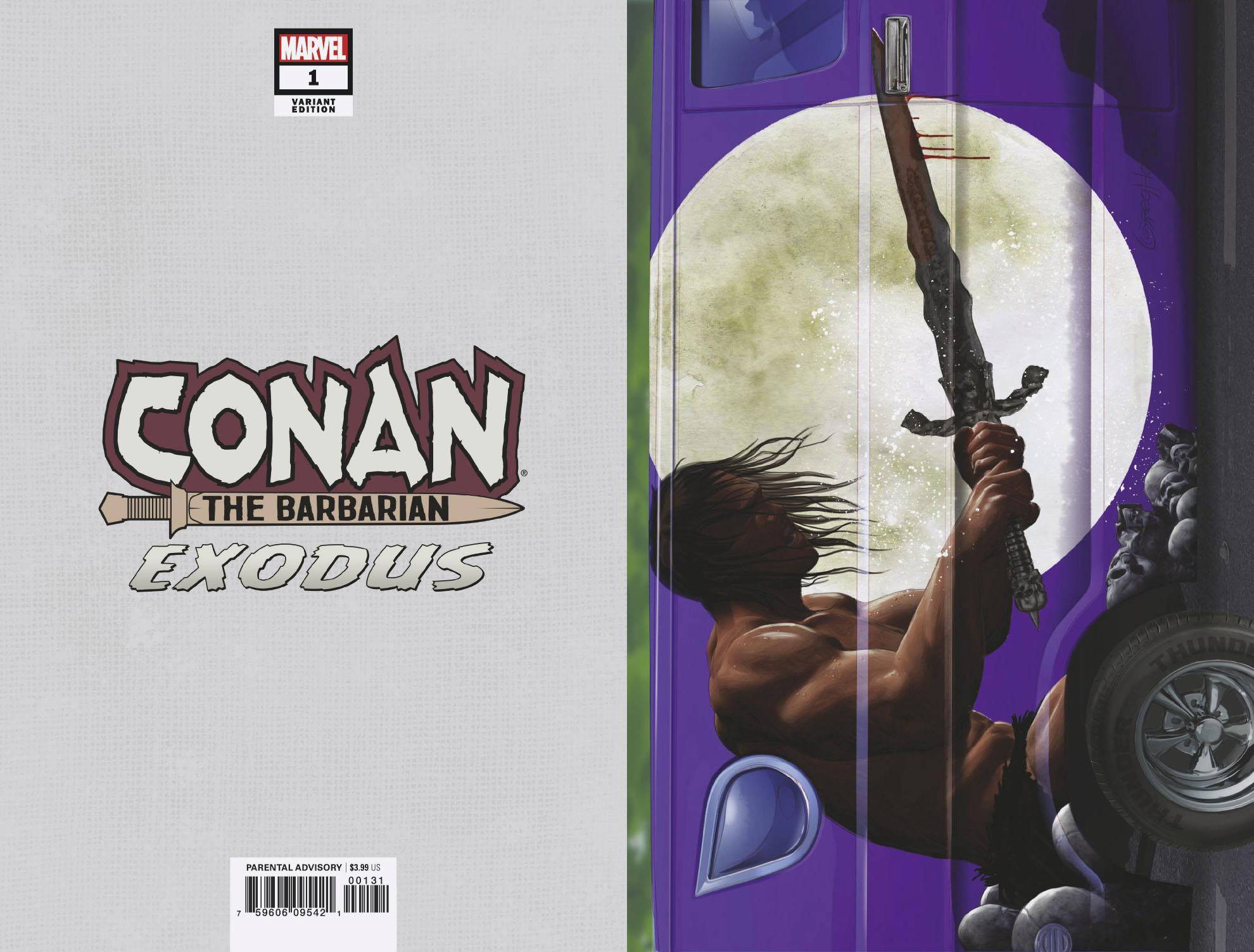 CONAN THE BARBARIAN EXODUS #1 HORN VAN VAR 08/14/19 FOC 07/22/19