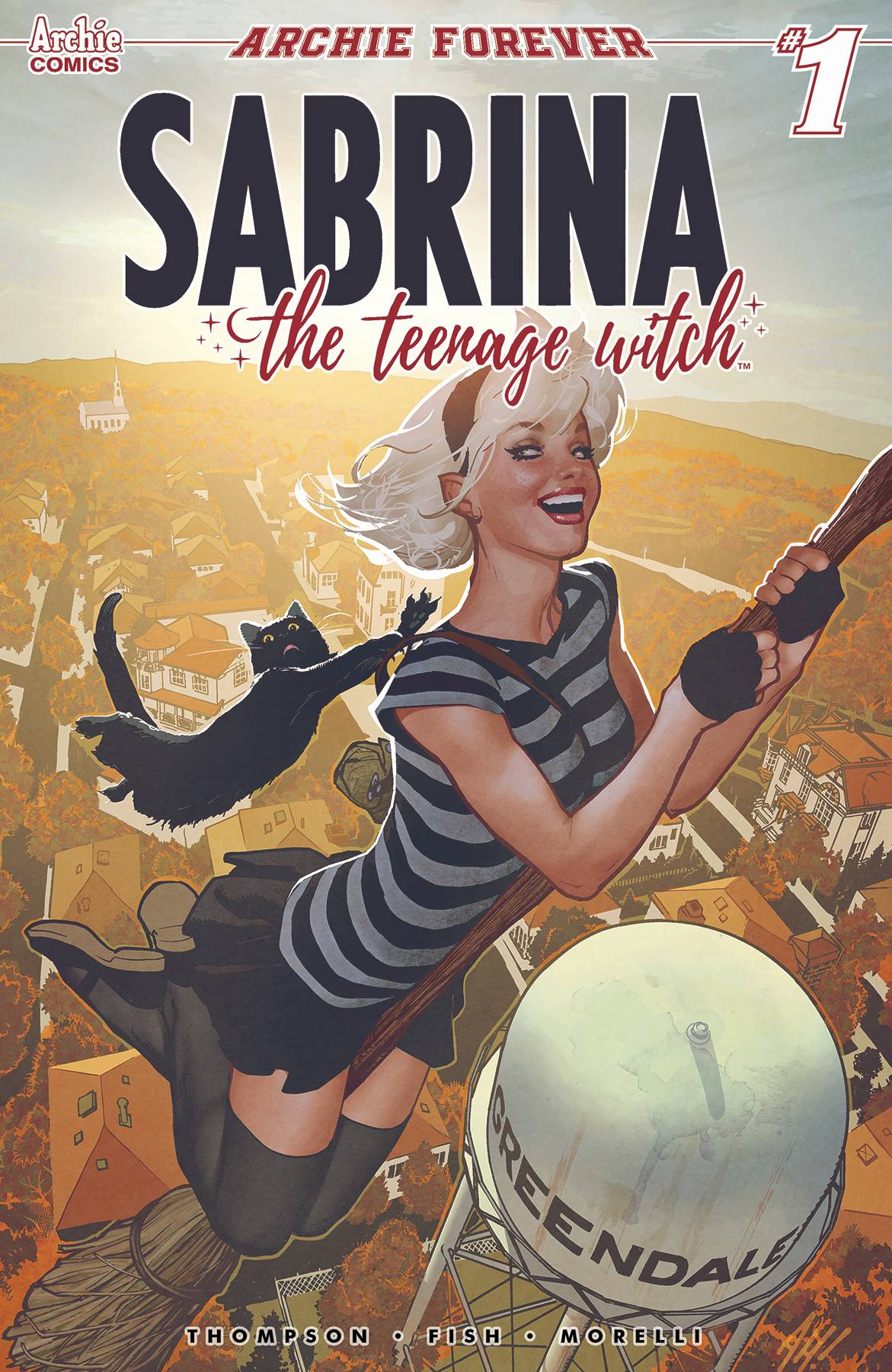 SABRINA TEENAGE WITCH #1 ADAM HUGHES VARIANT COVER 03/27/19 FOC 03/04/19