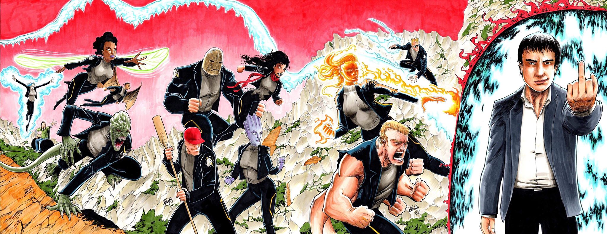 ACHILLES INC #1-#4 BTC EXCLUSIVE CONNECTING VARIANT COVER SET WITH RARE #4B VIRGIN GATEFOLD COVER