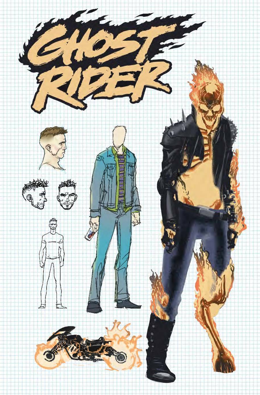 GHOST RIDER #1 KUDER 1:10 DESIGN VARIANT 10/02/19 FOC 09/09/19