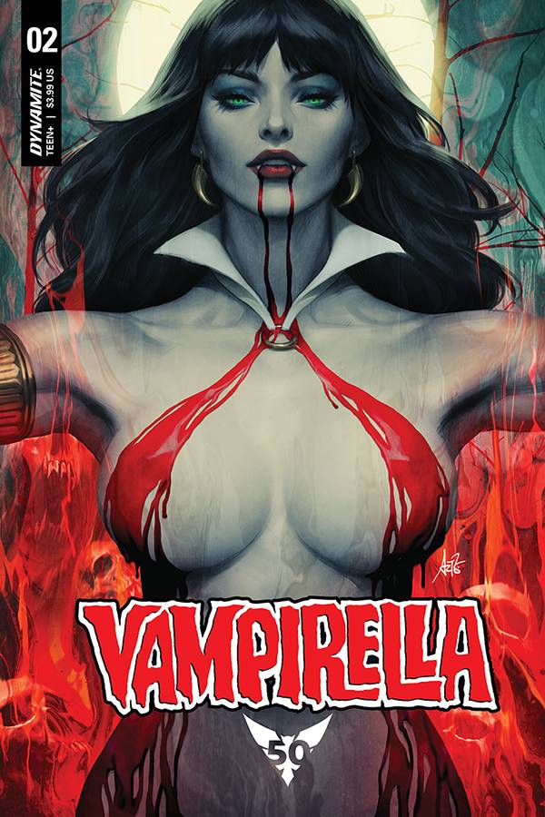 VAMPIRELLA #2 ARTGERM MAIN COVER 08/21/19 FOC 07/29/19(CB67)