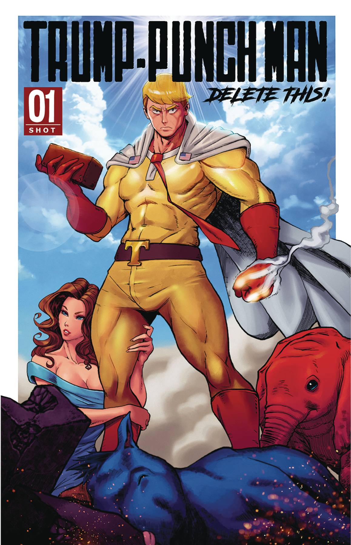 TRUMP PUNCH MAN DELETE THIS ONE-SHOT 08/07/19 FOC 06/24/19(CB67)